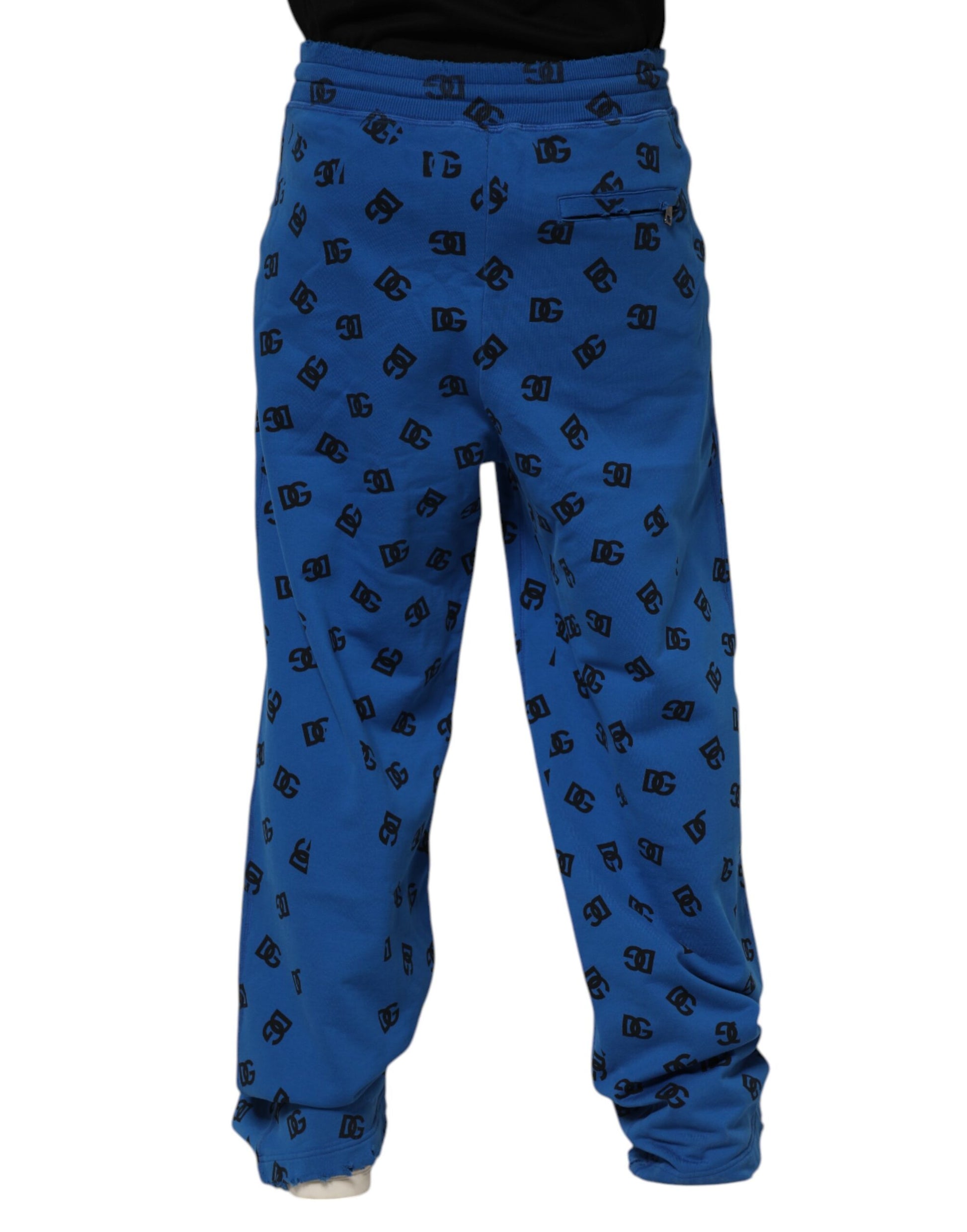 Dolce & Gabbana Blue Athletic Pants for Men side view