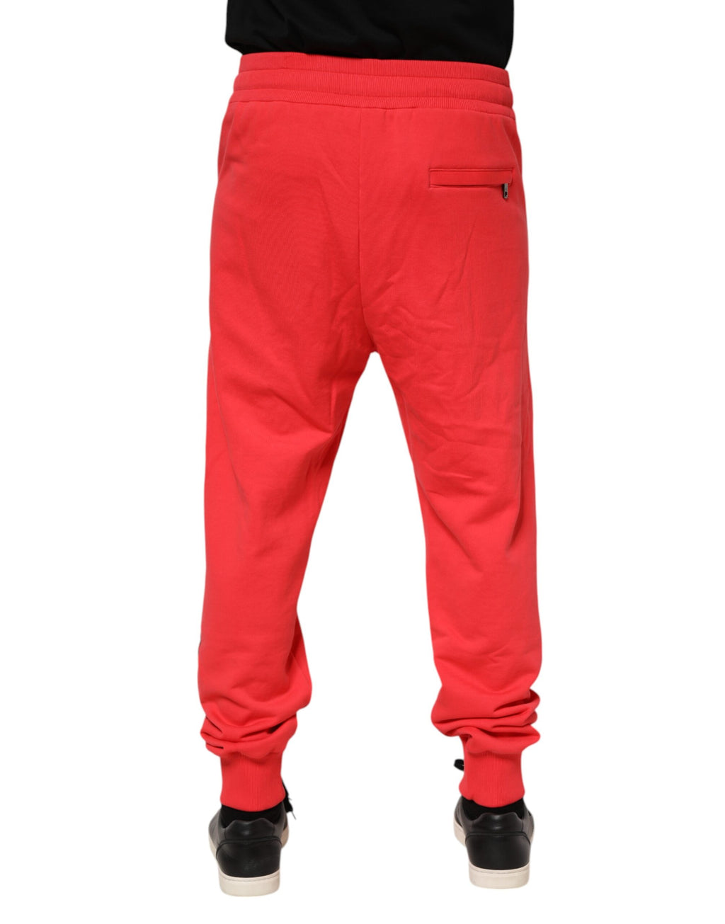 Dolce & Gabbana Red Athletic Pants for Men side view