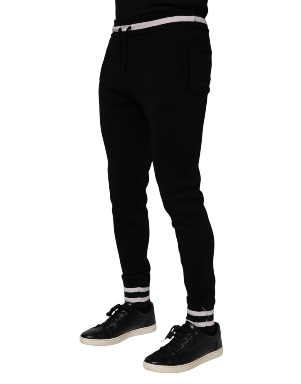 Dolce & Gabbana Black Athletic Pants for Men detail view