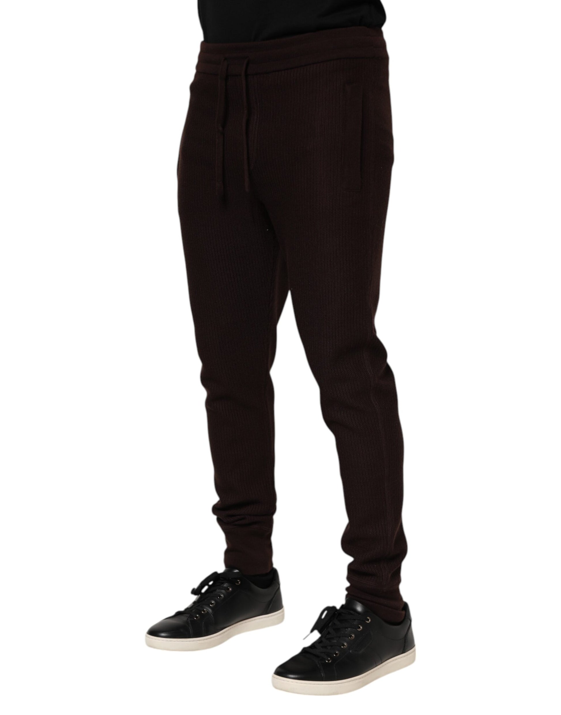 Dolce & Gabbana Brown Athletic Pants for Men detail view