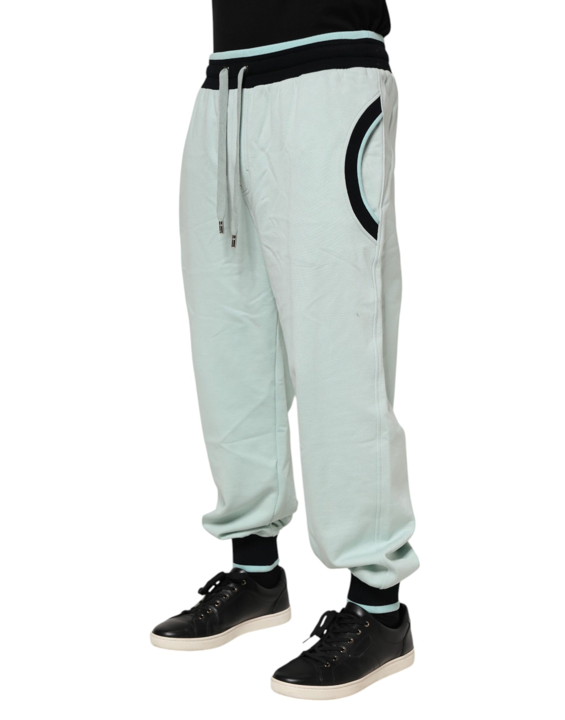 Dolce & Gabbana Green Athletic Pants for Men detail view