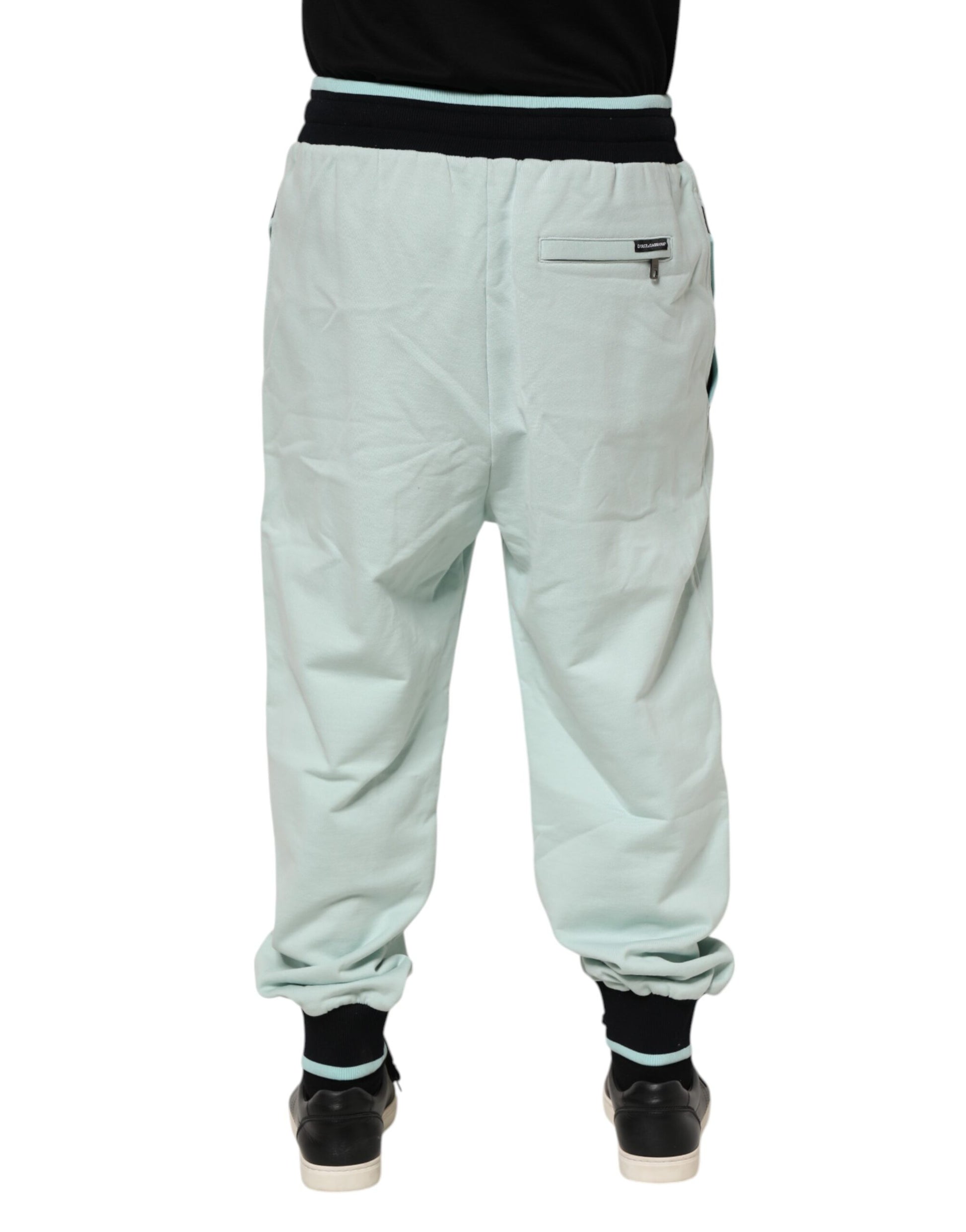 Dolce & Gabbana Green Athletic Pants for Men side view