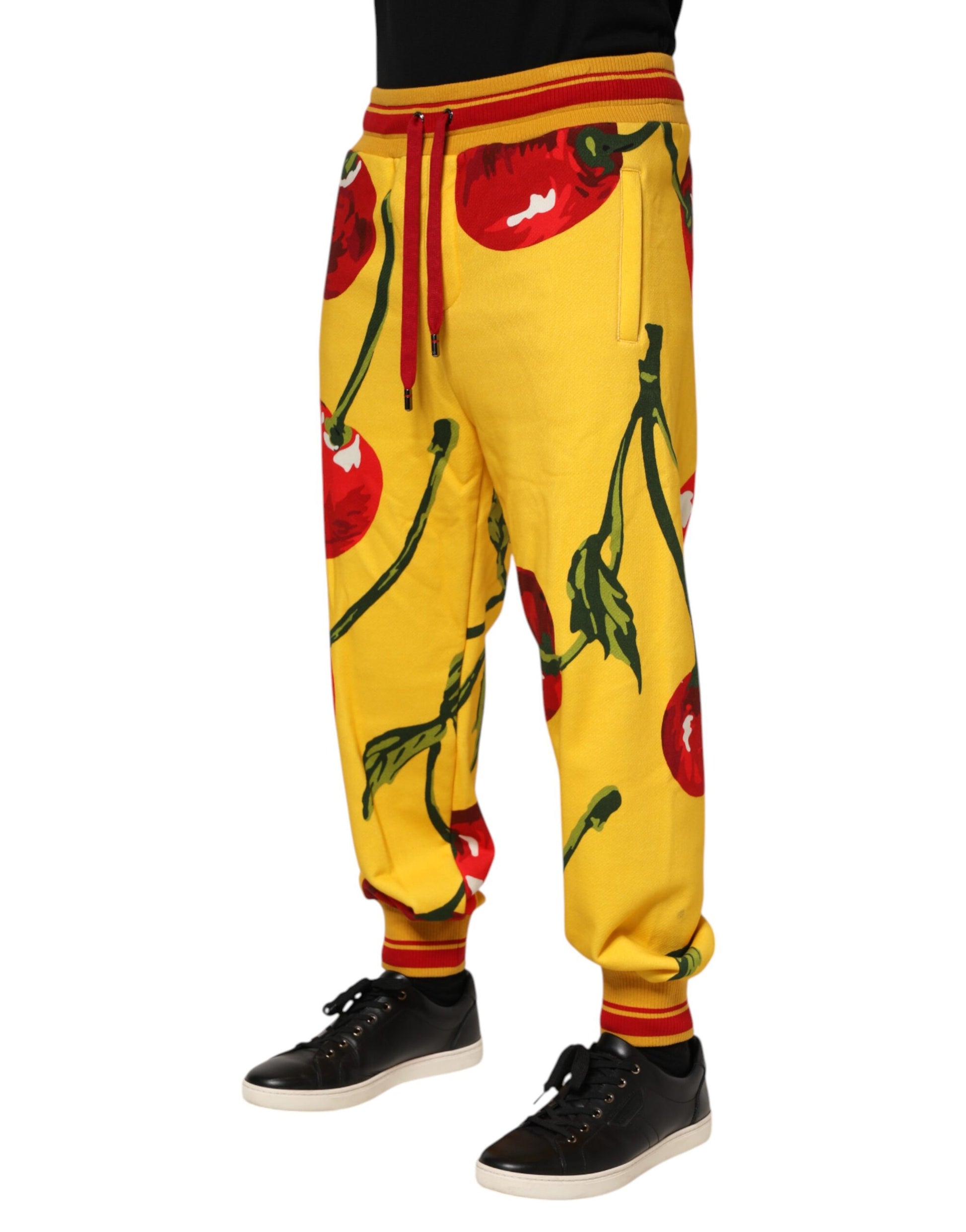 Dolce & Gabbana Yellow Athletic Pants for Men detail view