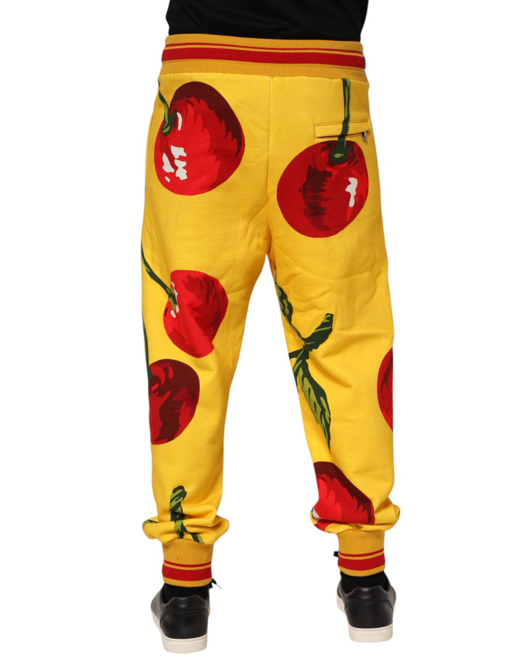 Dolce & Gabbana Yellow Athletic Pants for Men side view