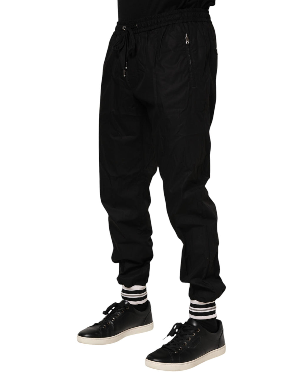 Dolce & Gabbana Black Athletic Pants for Men detail view