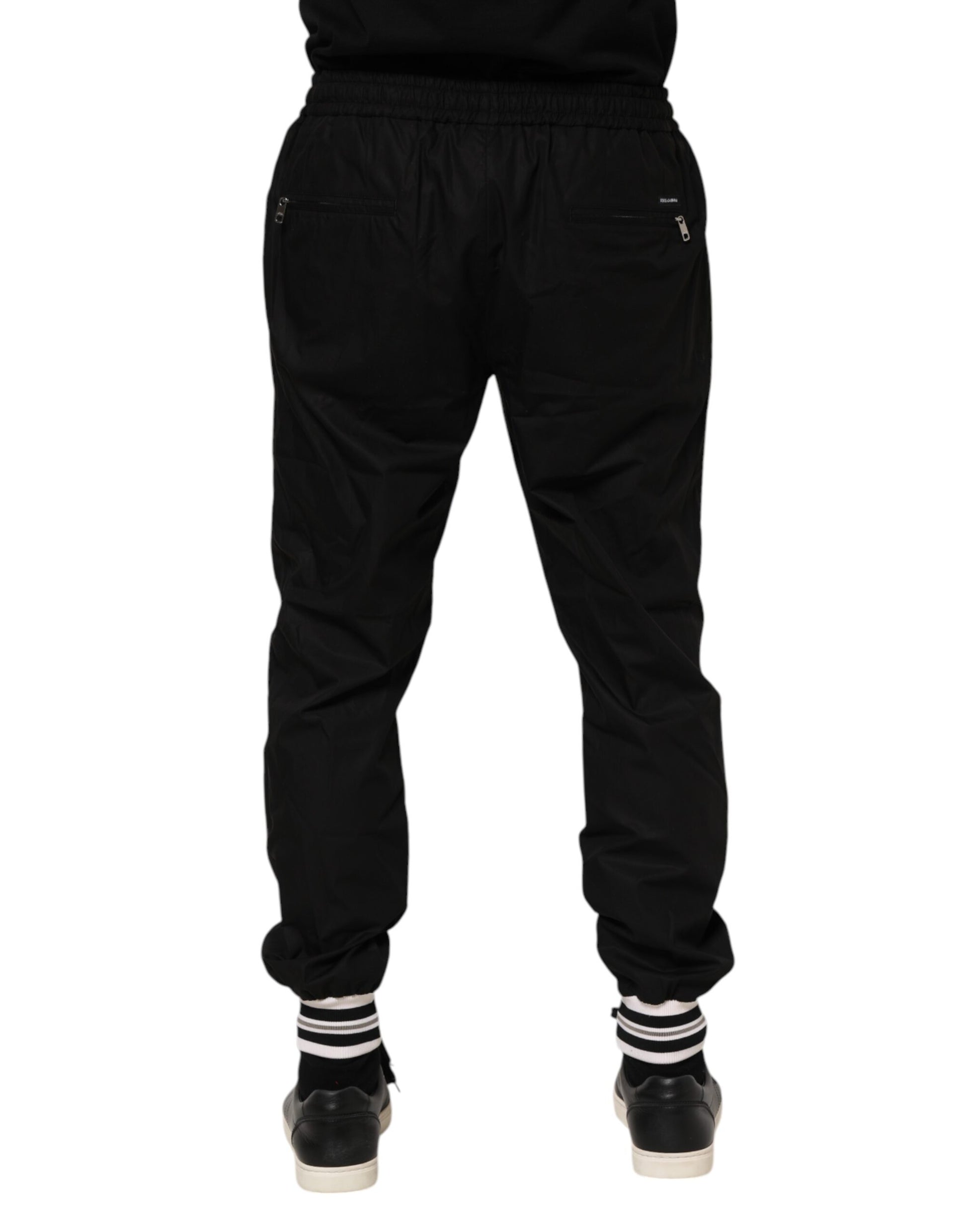 Dolce & Gabbana Black Athletic Pants for Men side view