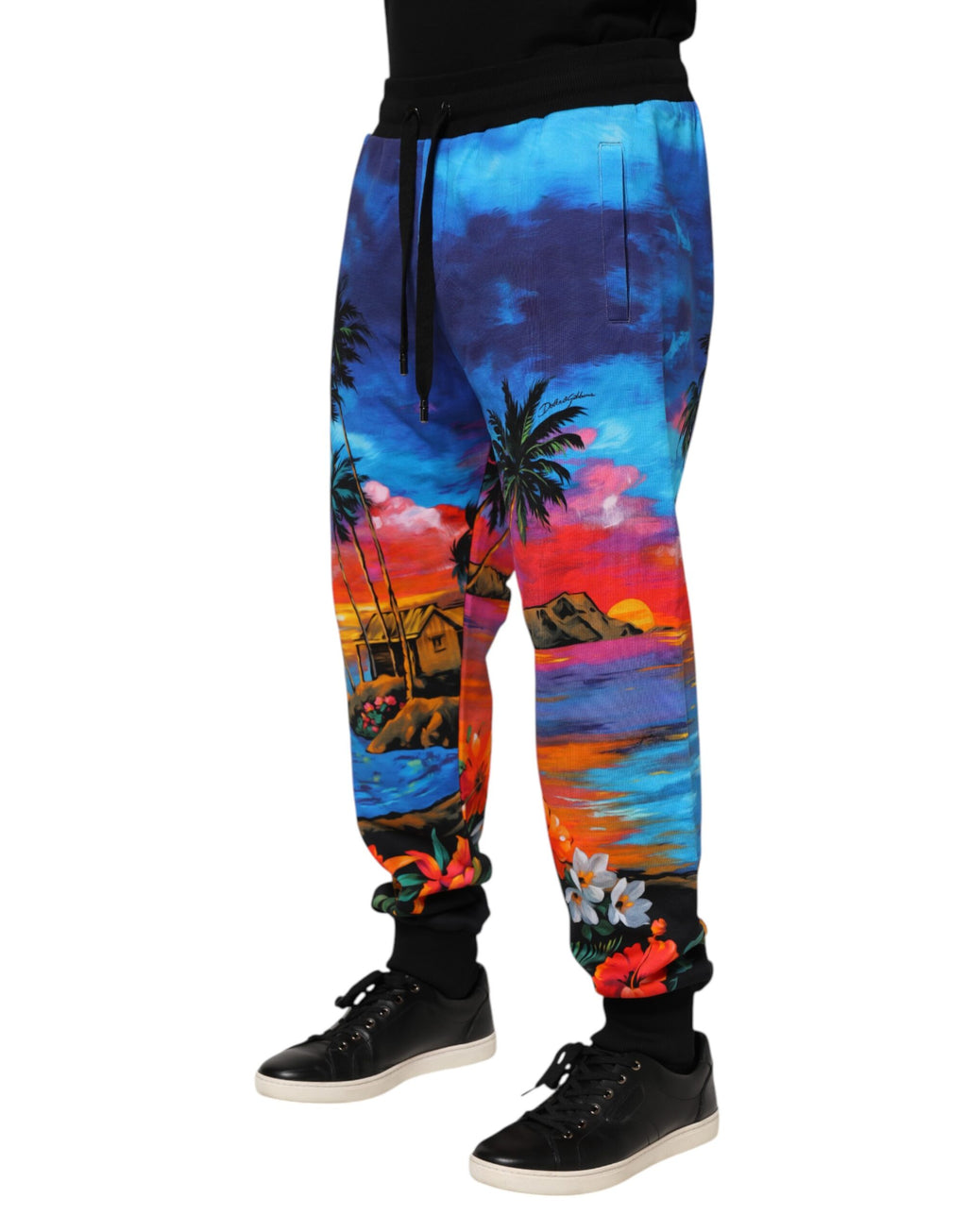 Dolce & Gabbana Blue Athletic Pants for Men detail view