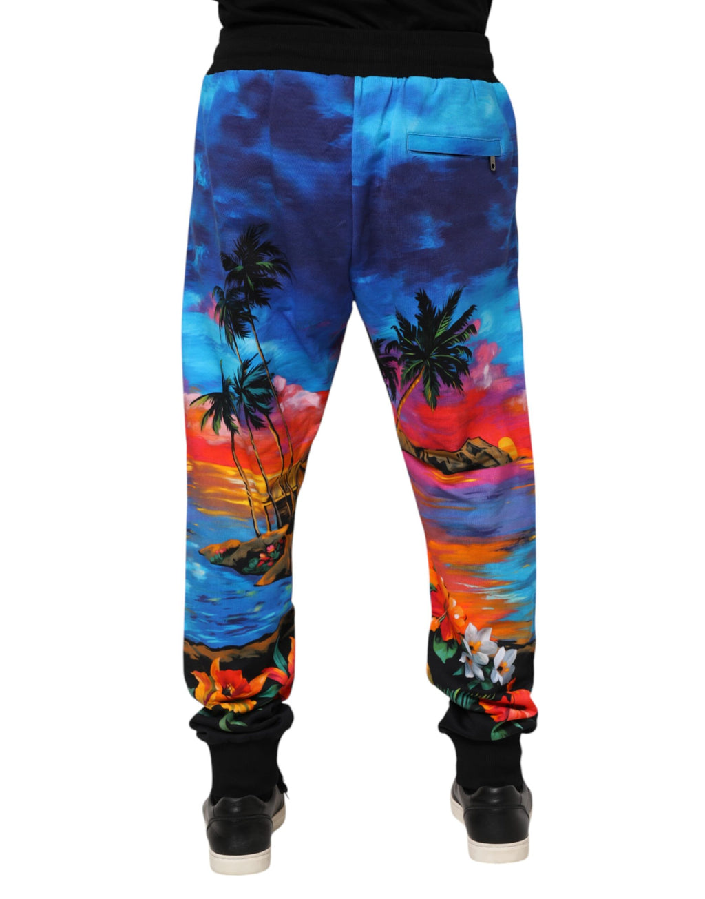 Dolce & Gabbana Blue Athletic Pants for Men side view