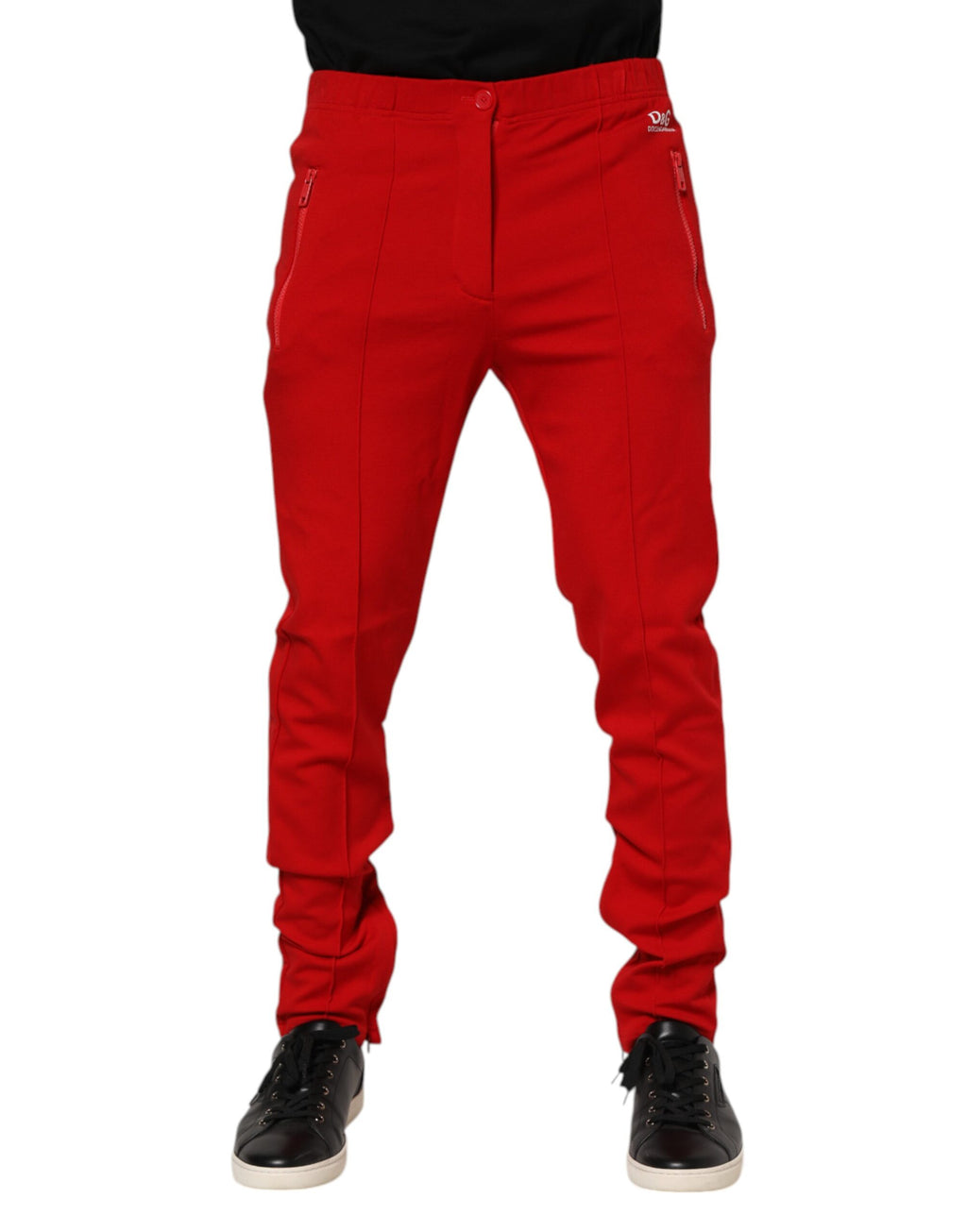 Dolce & Gabbana Red Athletic Pants for Men