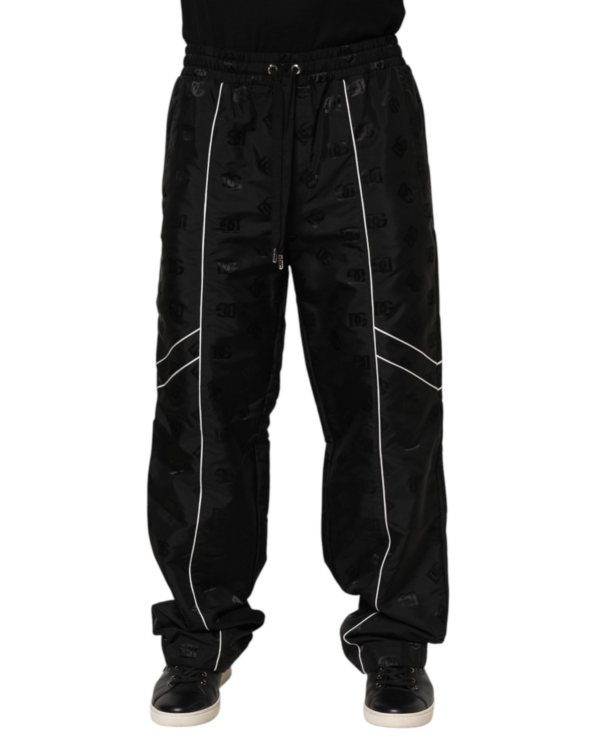 Dolce & Gabbana Black Athletic Pants for Men