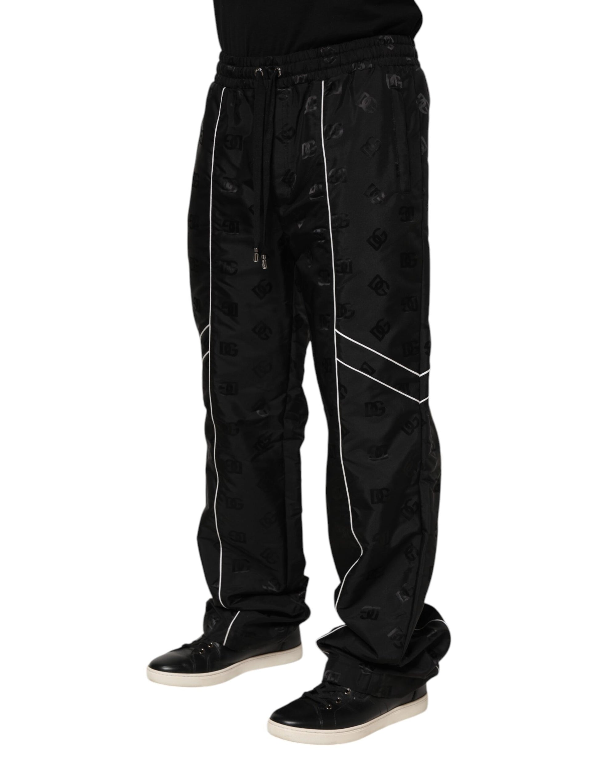 Dolce & Gabbana Black Athletic Pants for Men detail view