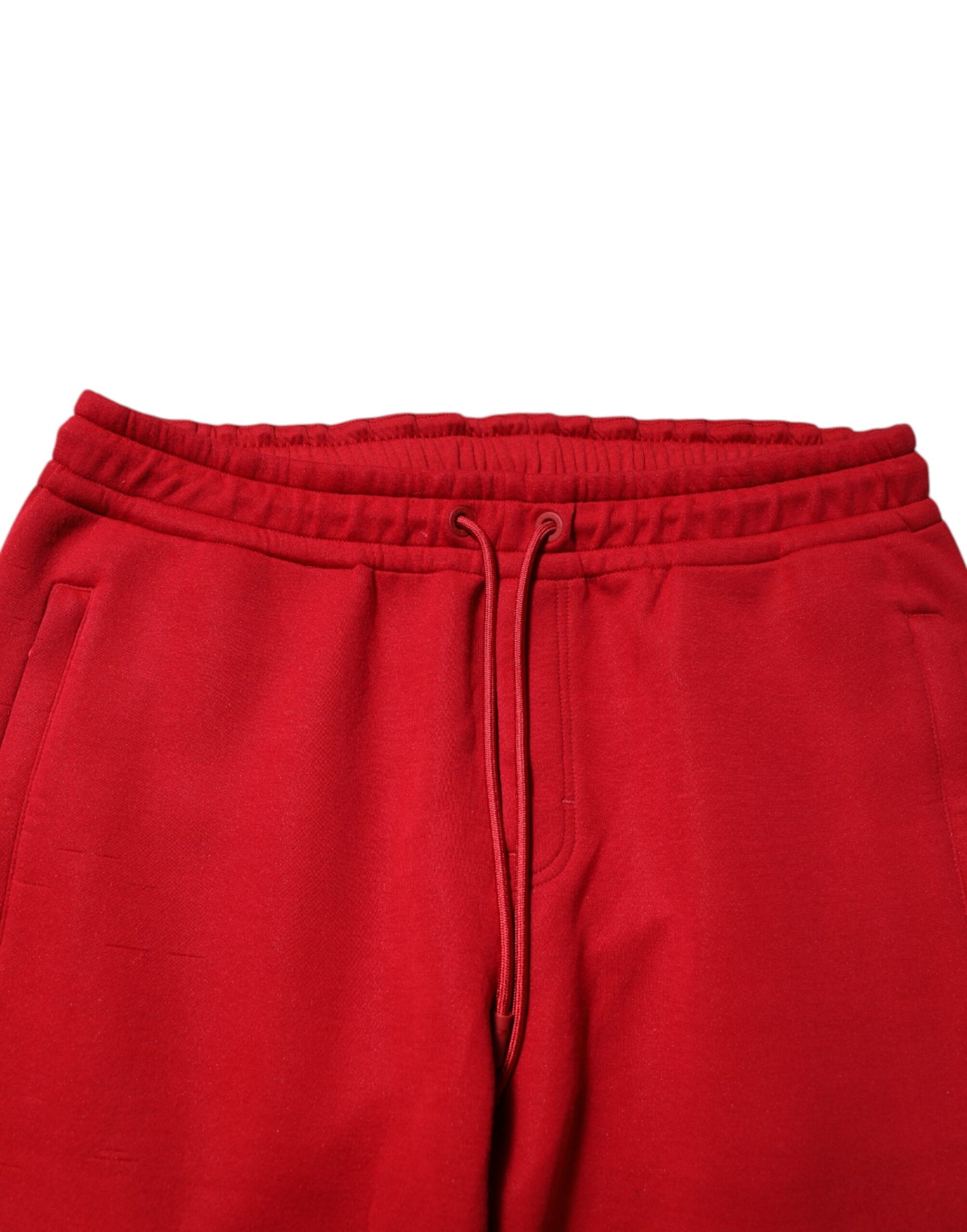Dolce & Gabbana Red Athletic Pants for Men additional view