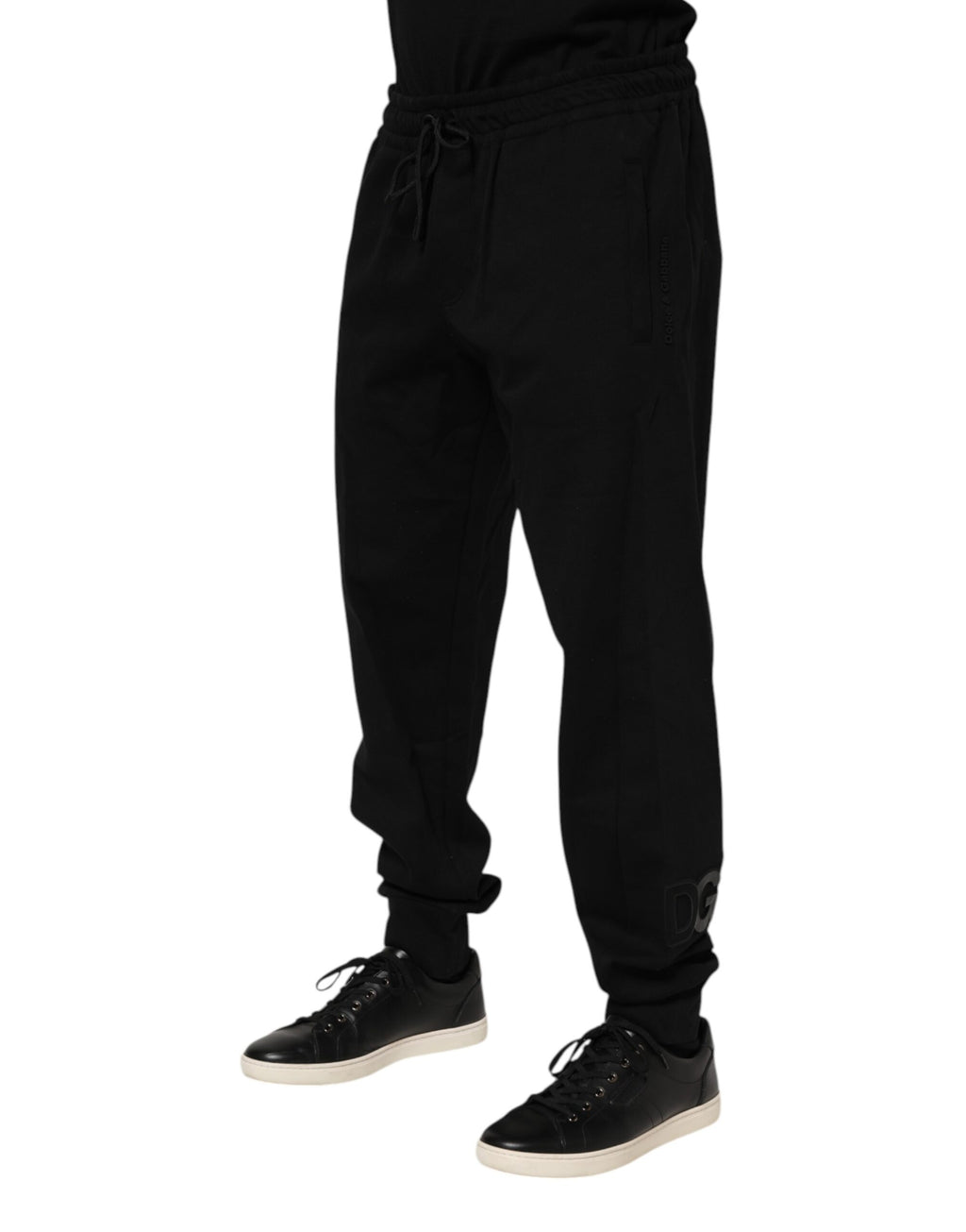 Dolce & Gabbana Black Athletic Pants for Men detail view