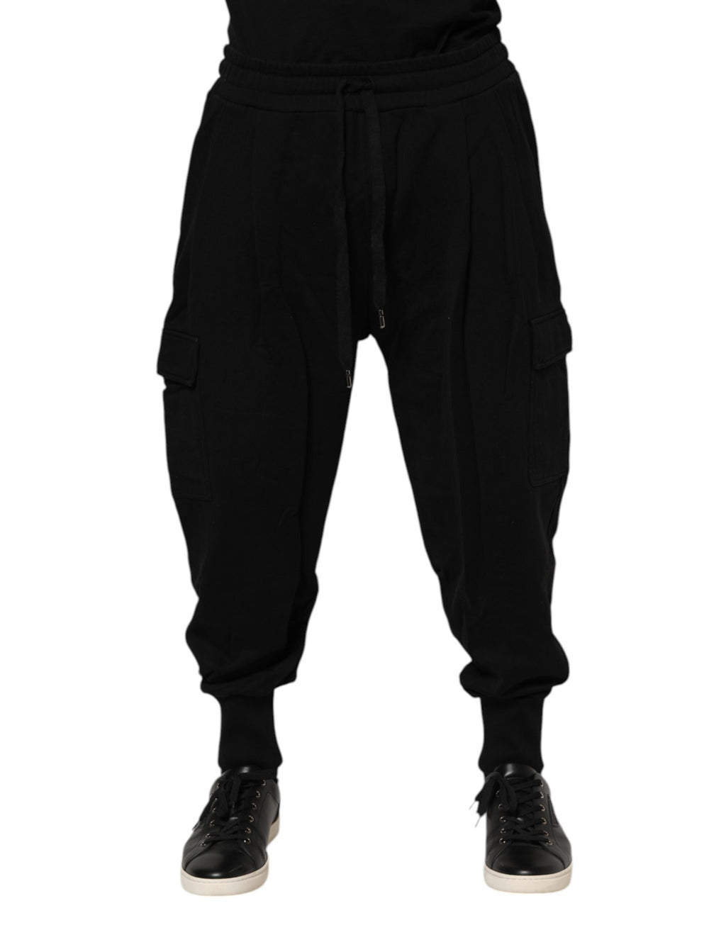 Dolce & Gabbana Black Athletic Pants for Men