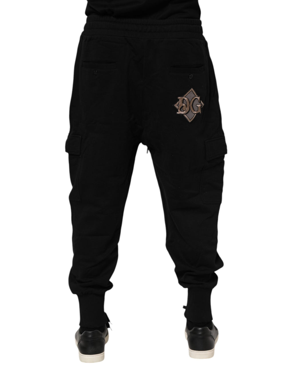 Dolce & Gabbana Black Athletic Pants for Men side view