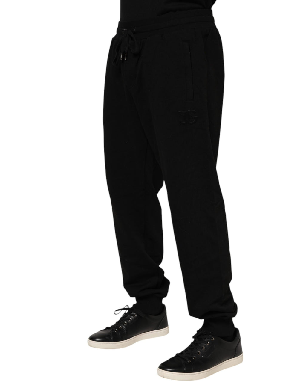 Dolce & Gabbana Black Athletic Pants for Men detail view