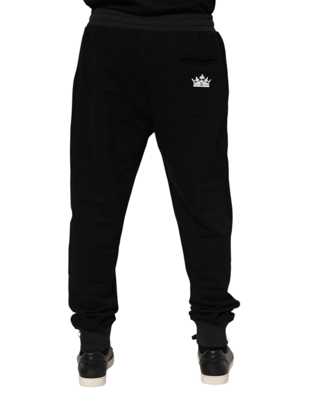 Dolce & Gabbana Black Athletic Pants for Men side view