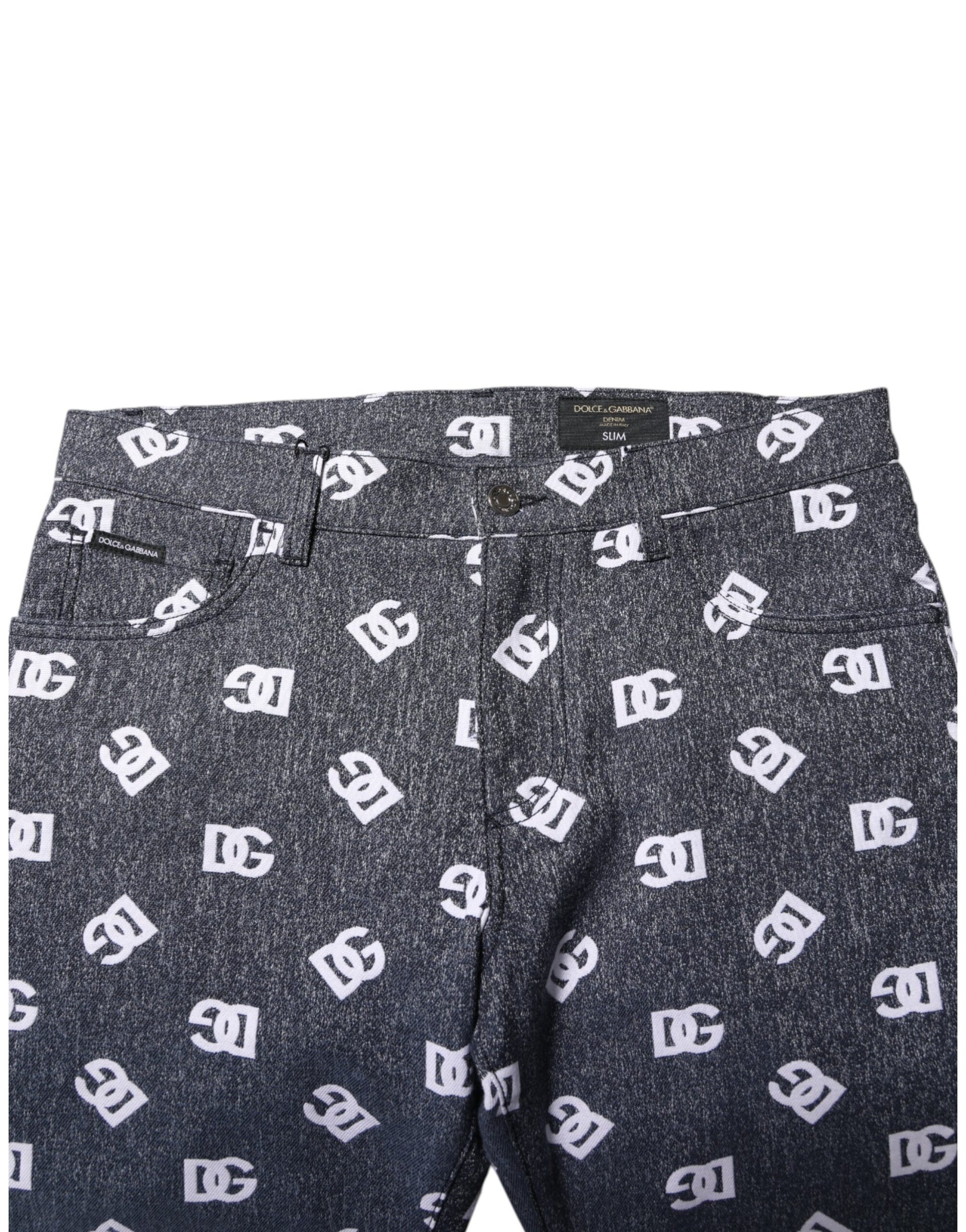Dolce & Gabbana Grey Skinny Jeans for Men additional view