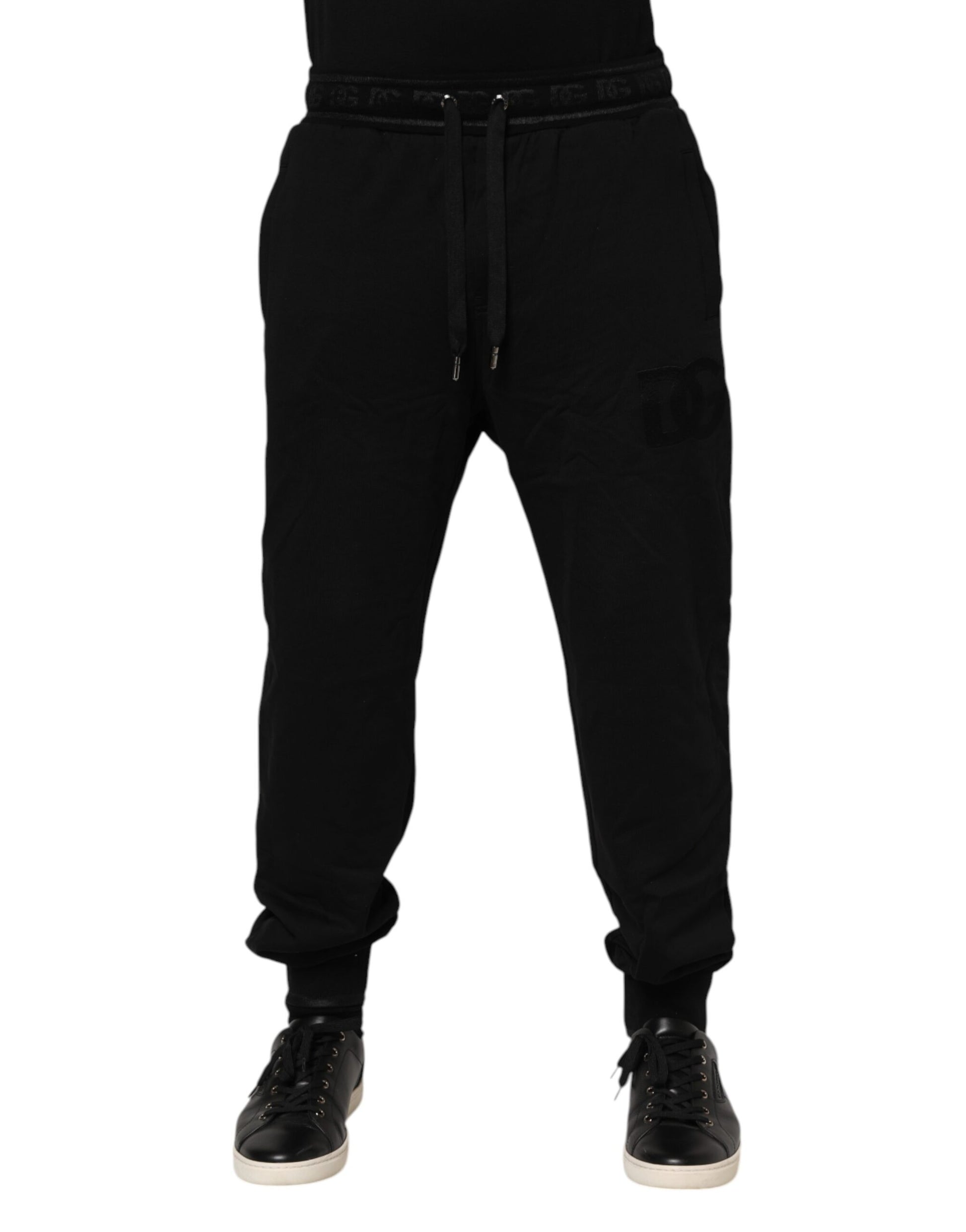 Dolce & Gabbana Black Athletic Pants for Men
