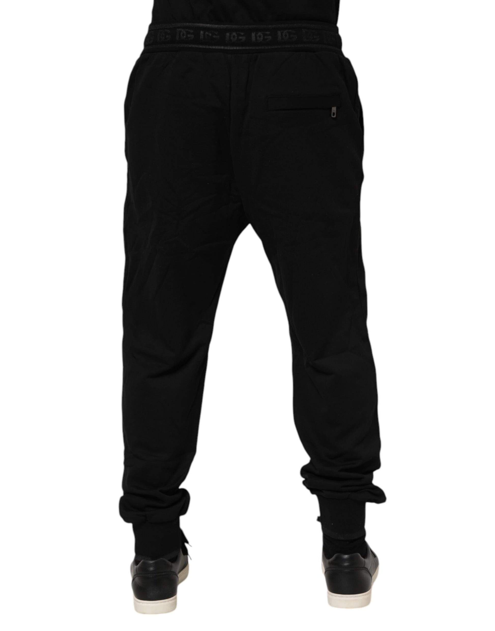 Dolce & Gabbana Black Athletic Pants for Men side view