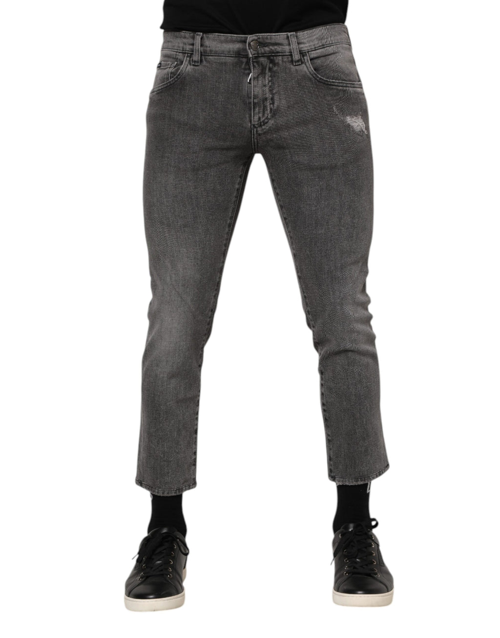 Dolce & Gabbana Grey Skinny Jeans for Men