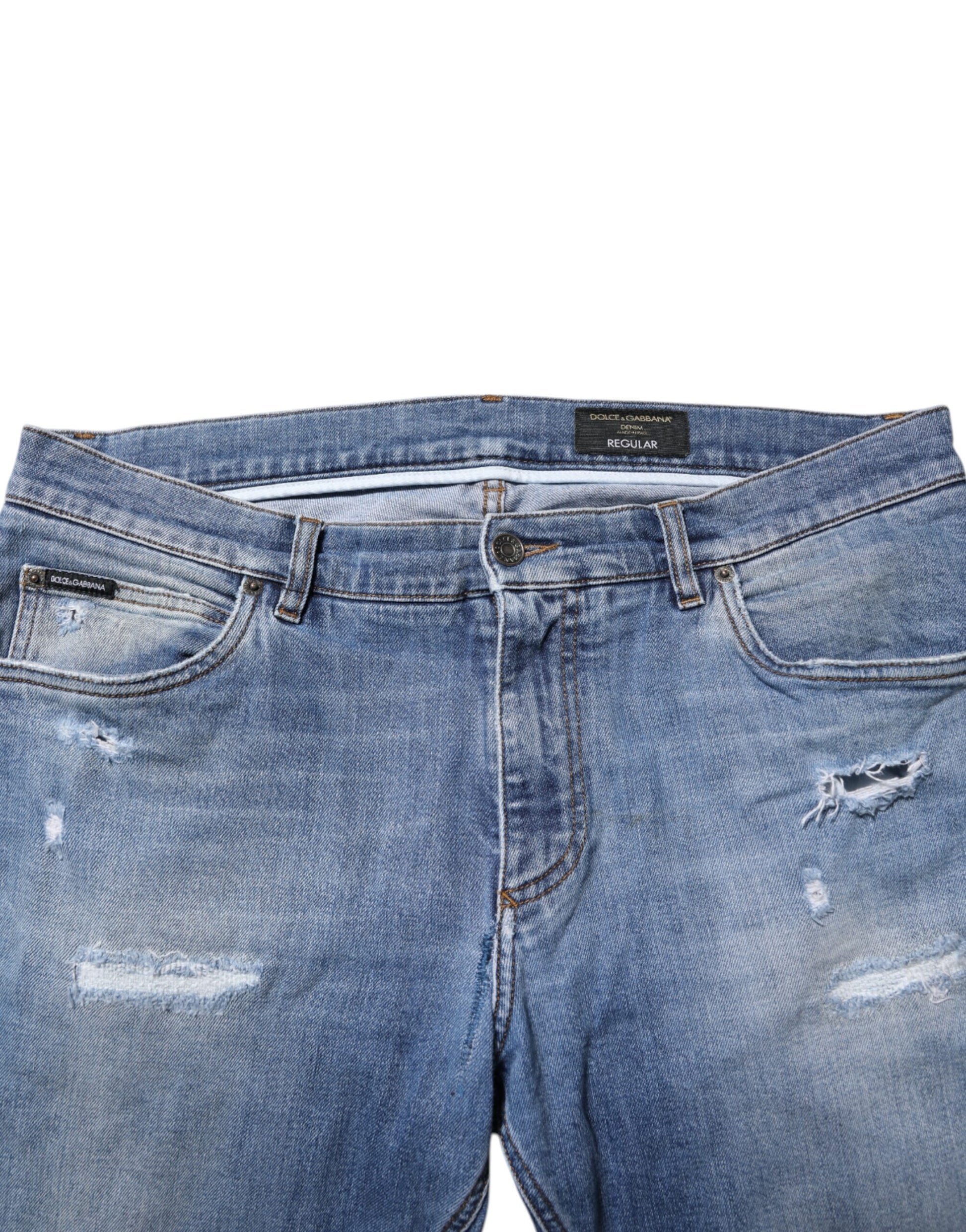 Dolce & Gabbana Blue Relaxed Fit Jeans for Men additional view