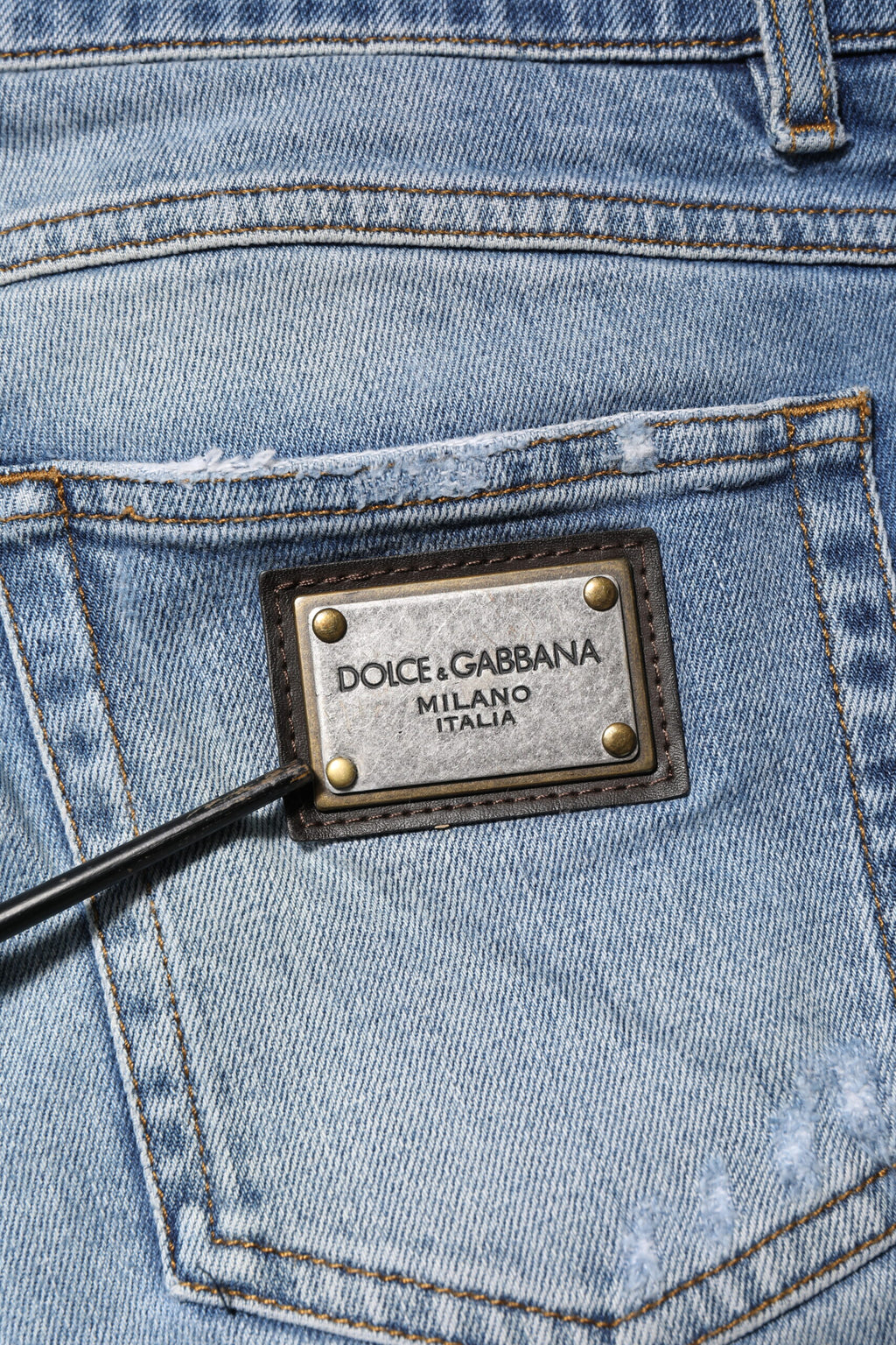 Dolce & Gabbana Blue Relaxed Fit Jeans for Men additional view