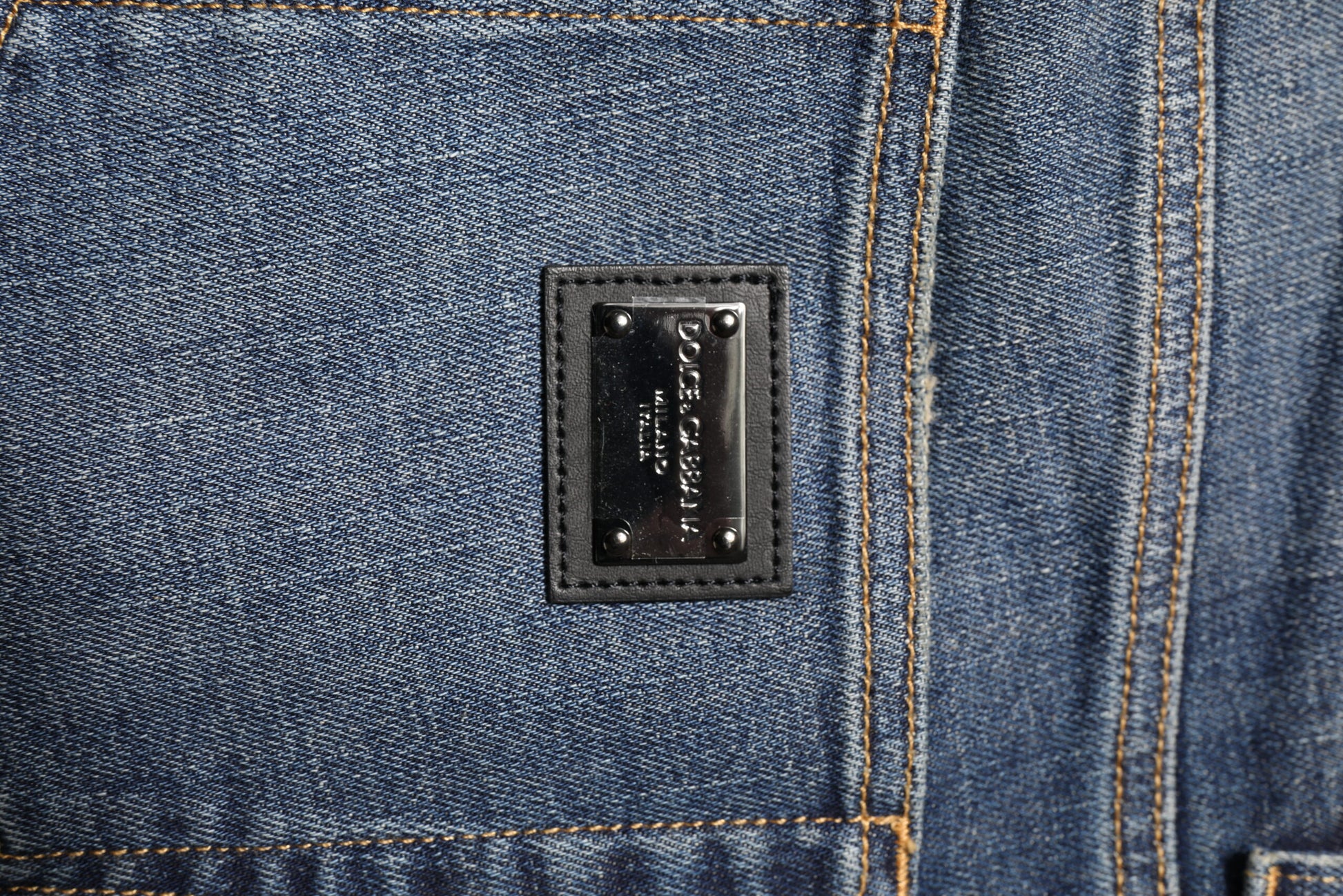 Dolce & Gabbana Blue Skinny Jeans for Men additional view