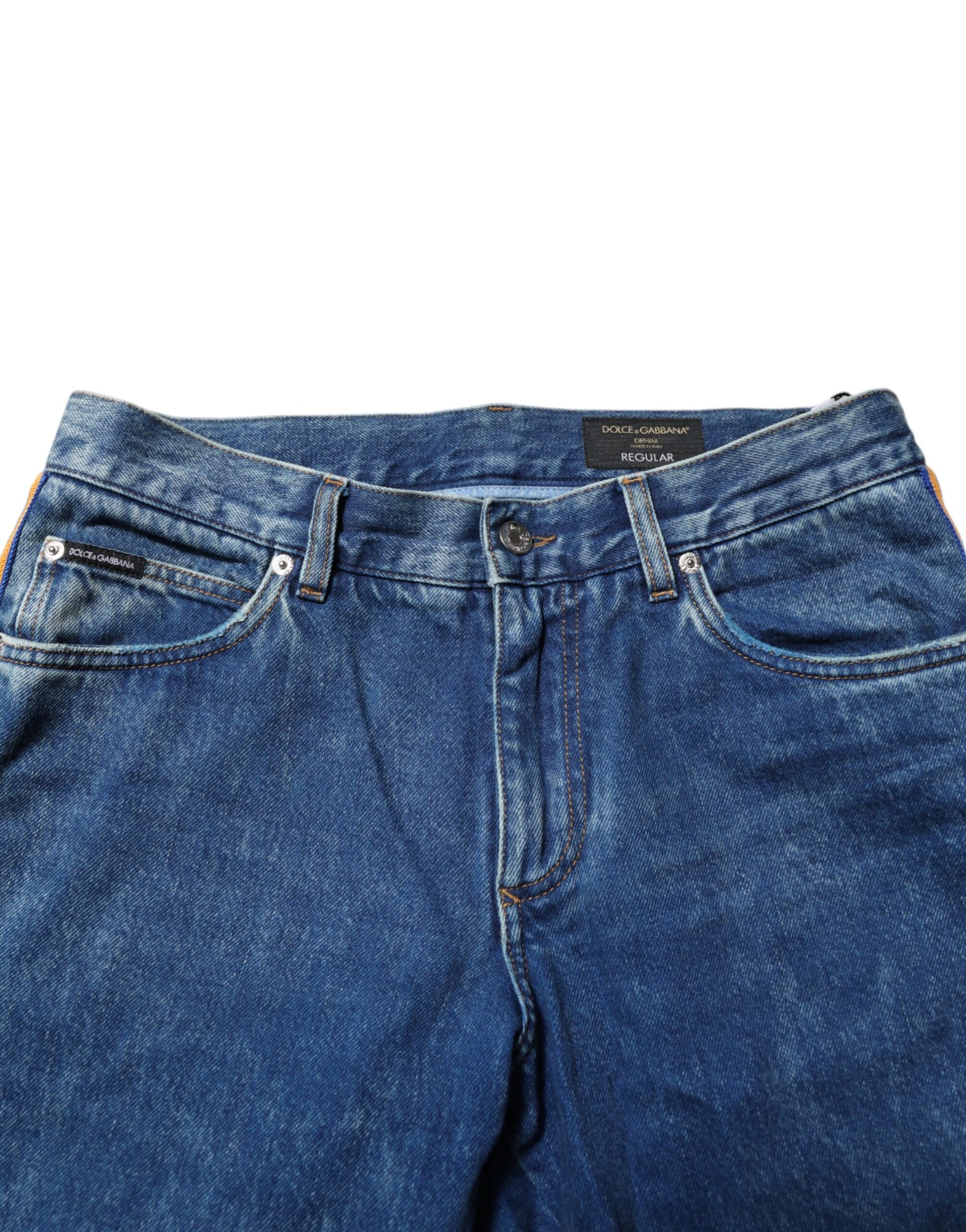 Dolce & Gabbana Blue Relaxed Fit Jeans for Men additional view