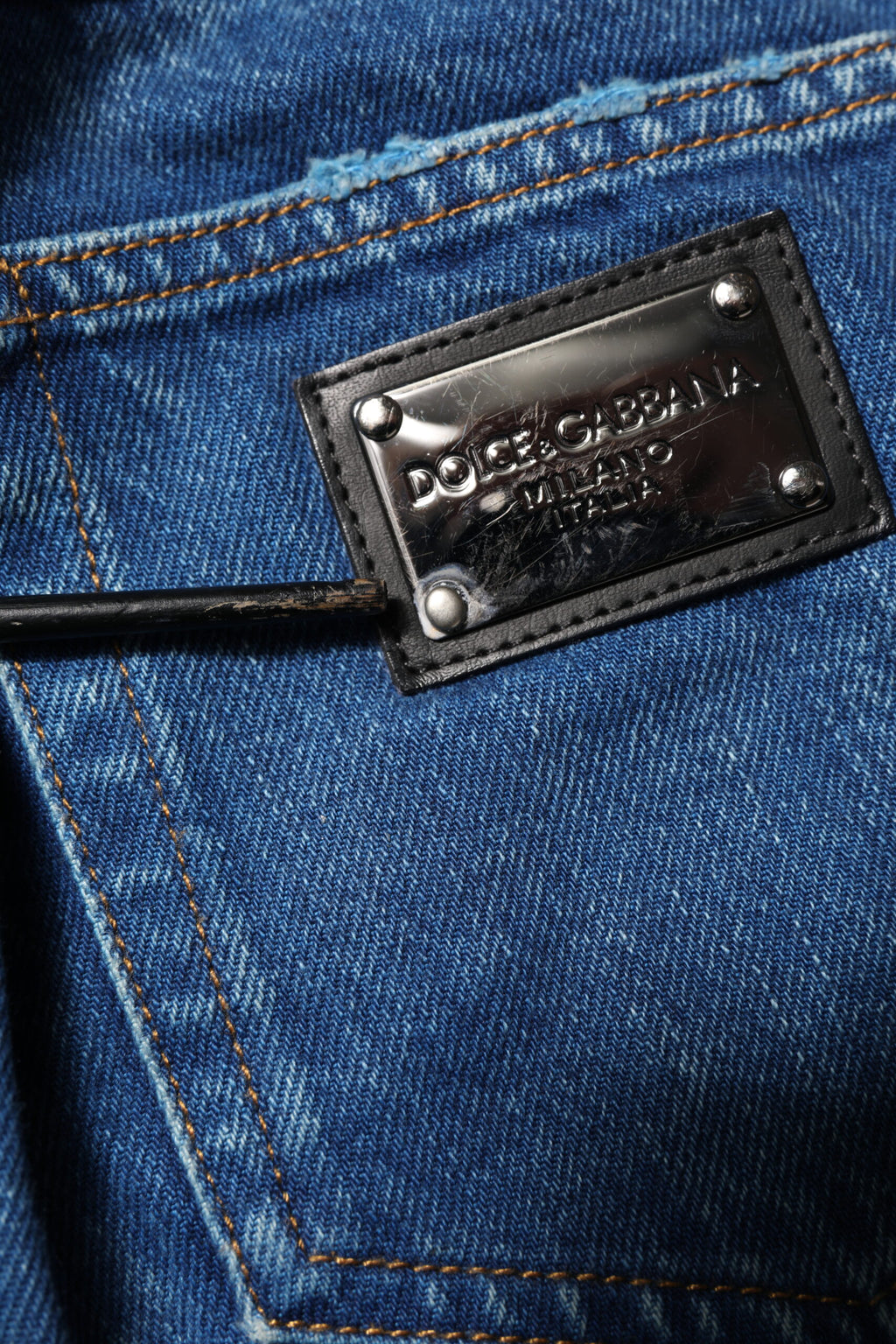 Dolce & Gabbana Blue Relaxed Fit Jeans for Men additional view