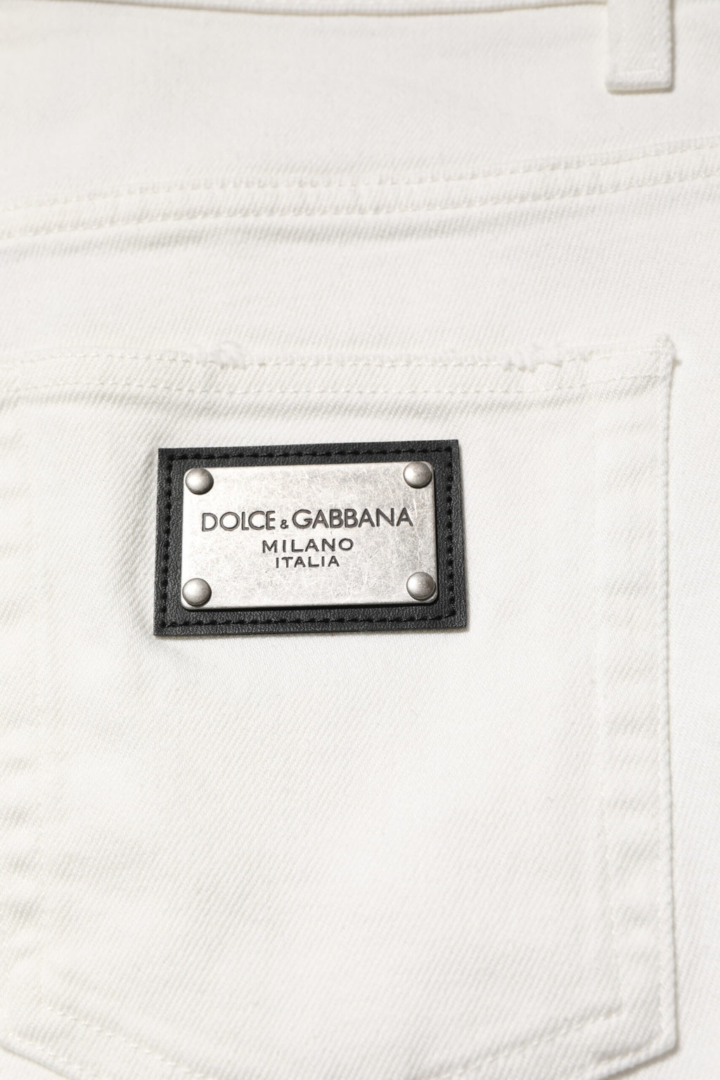 Dolce & Gabbana White Relaxed Fit Jeans for Men additional view