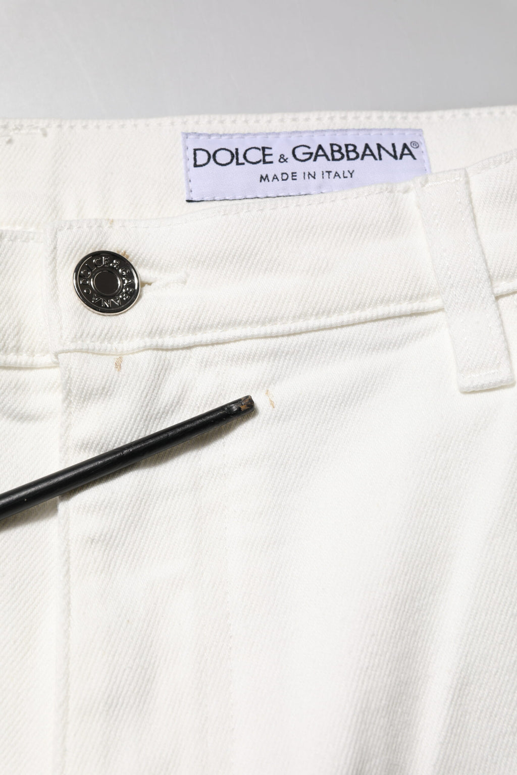 Dolce & Gabbana White Relaxed Fit Jeans for Men additional view