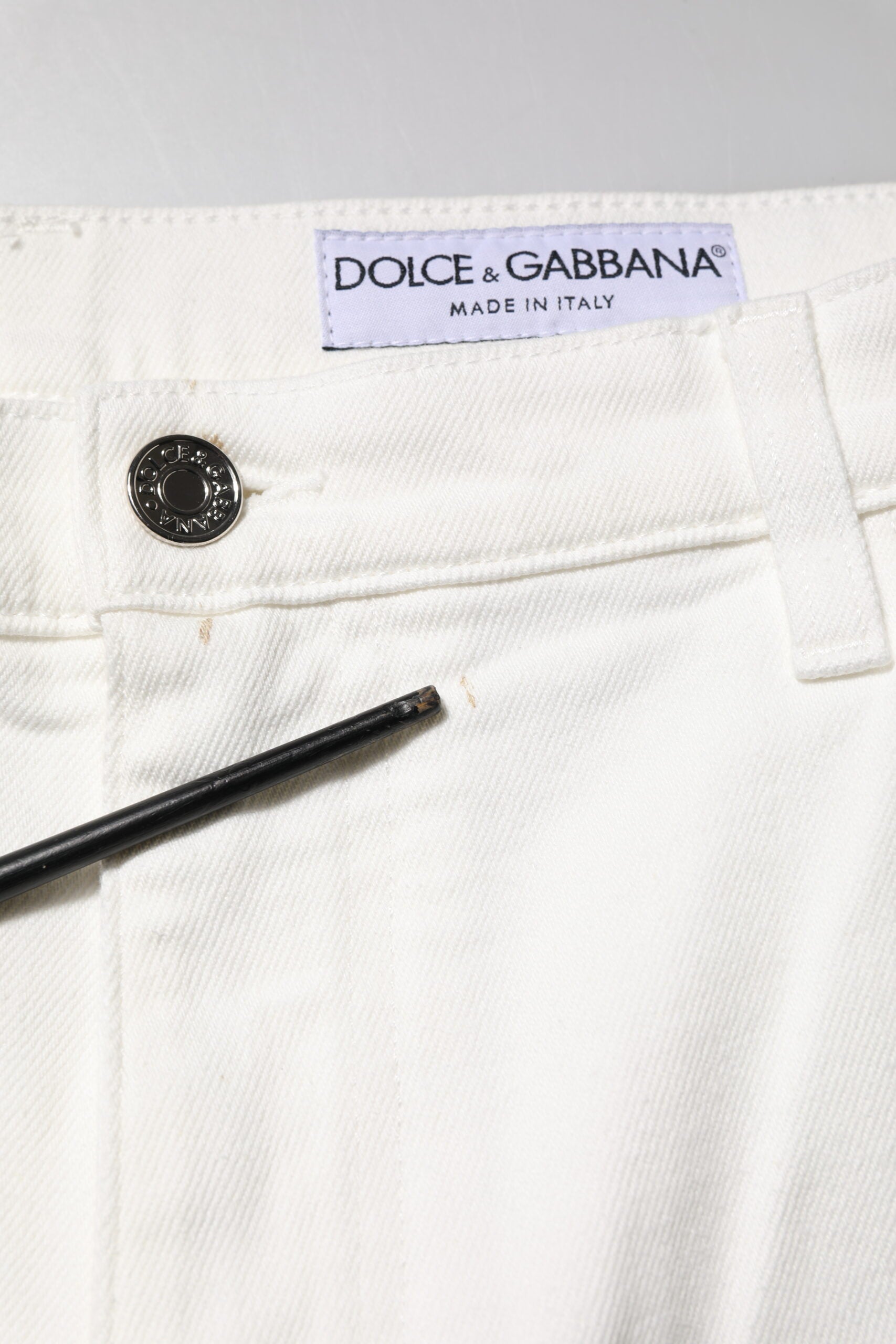 Dolce & Gabbana White Relaxed Fit Jeans for Men additional view
