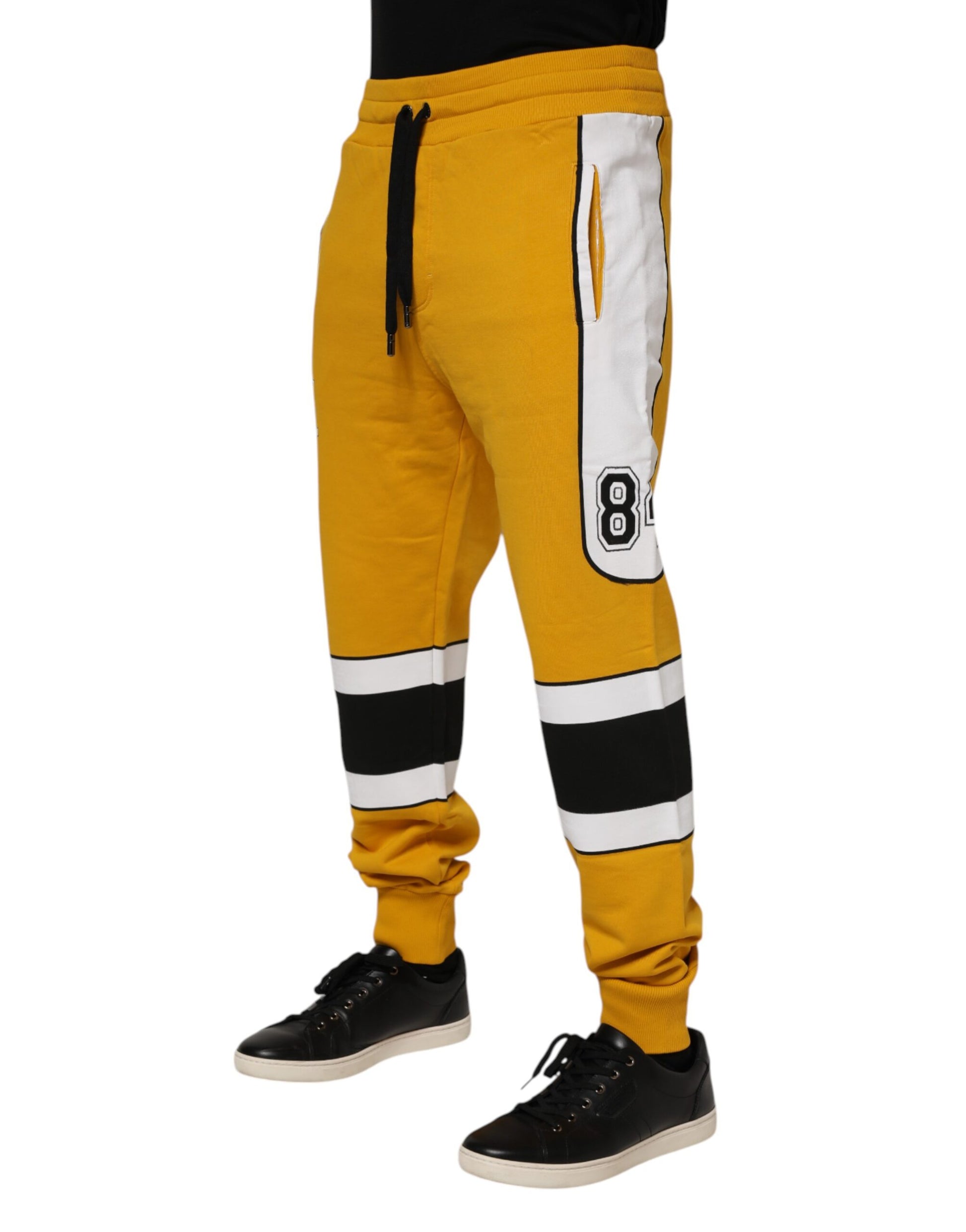 Dolce & Gabbana Yellow Athletic Pants for Men detail view