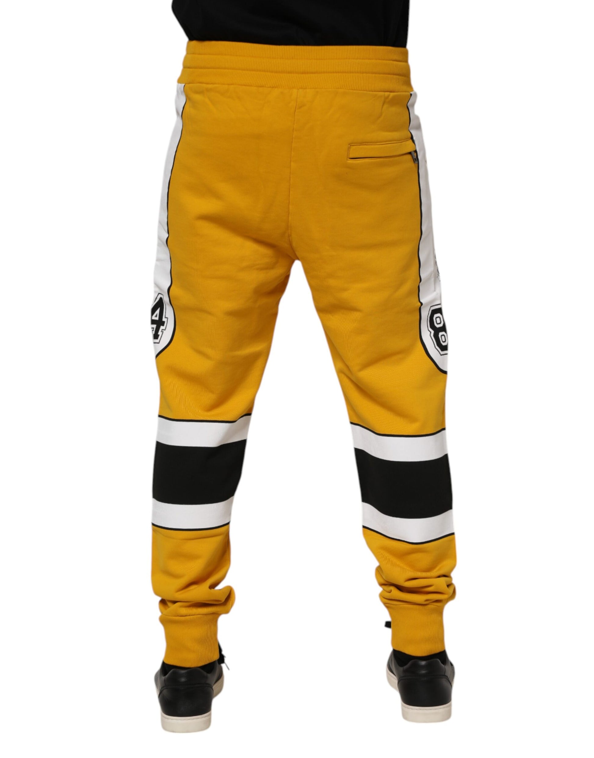 Dolce & Gabbana Yellow Athletic Pants for Men side view