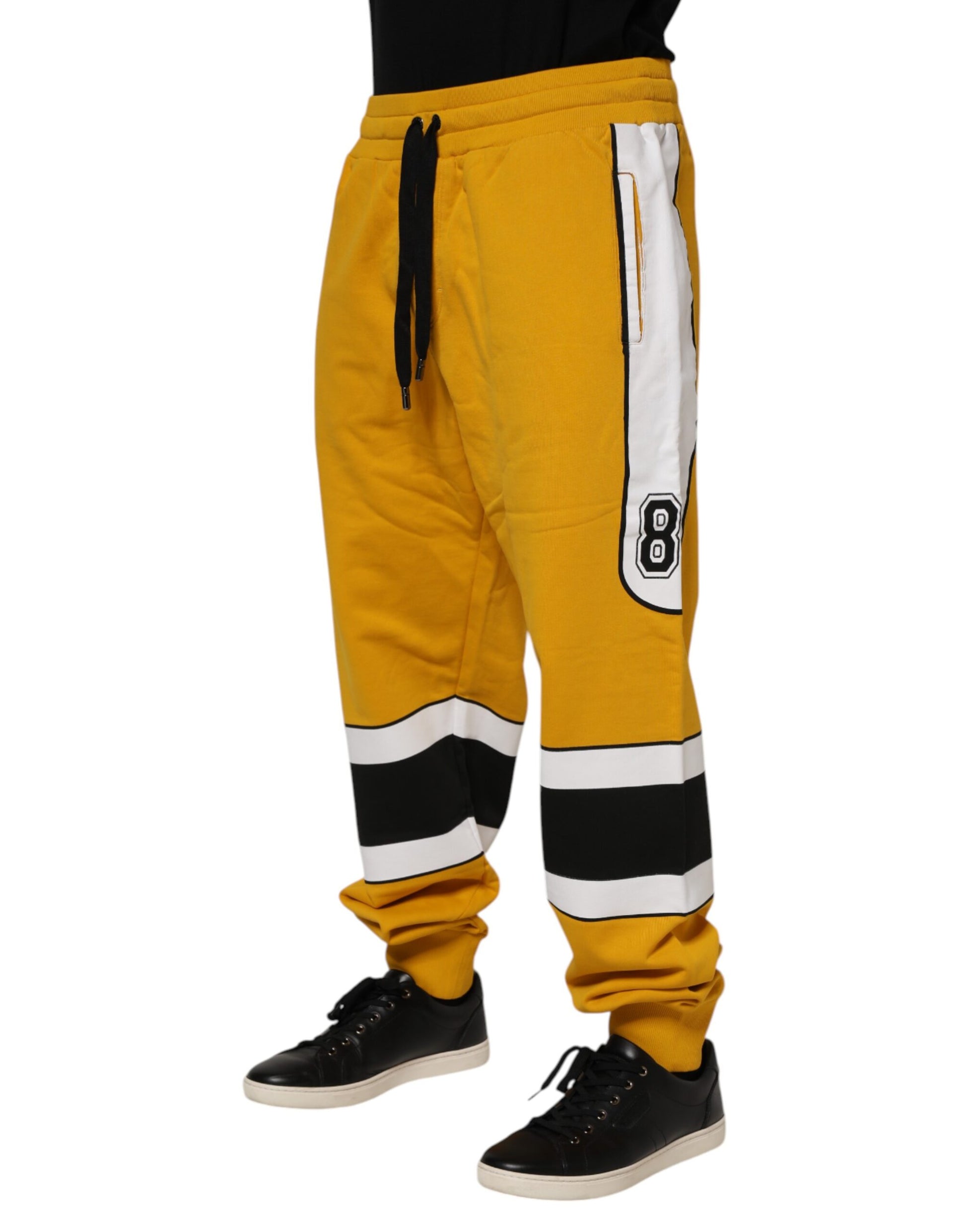 Dolce & Gabbana Yellow Athletic Pants for Men detail view