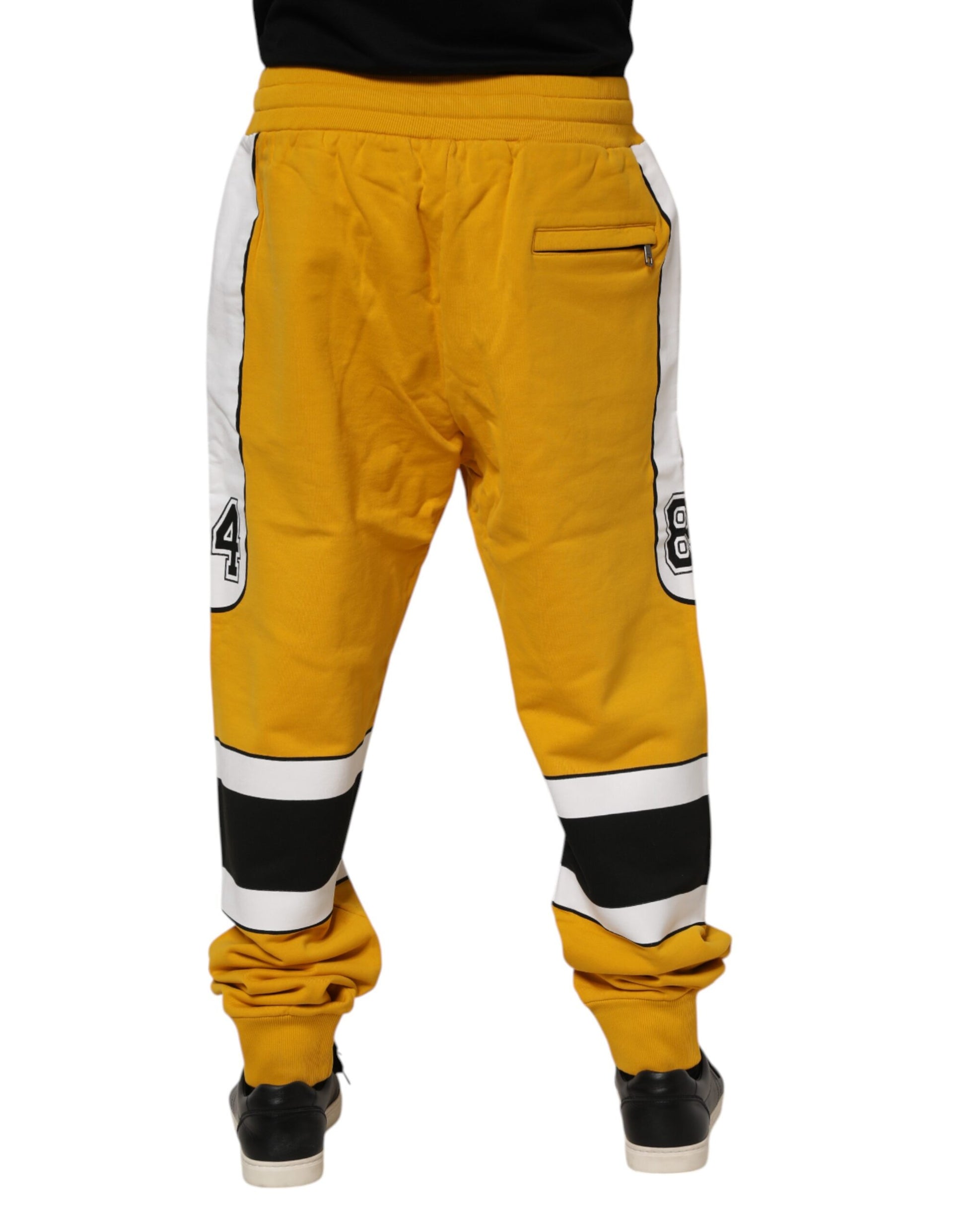 Dolce & Gabbana Yellow Athletic Pants for Men side view