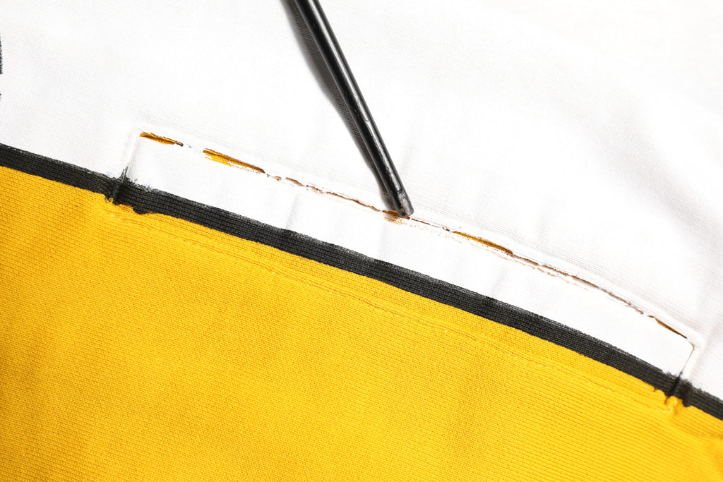 Pantalon de jogging Dolce & Gabbana en coton à cordon coulissant et imprimé jaune