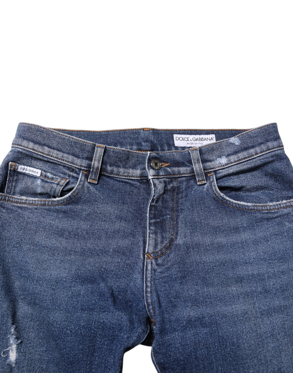 Dolce & Gabbana Blue Skinny Jeans for Men additional view