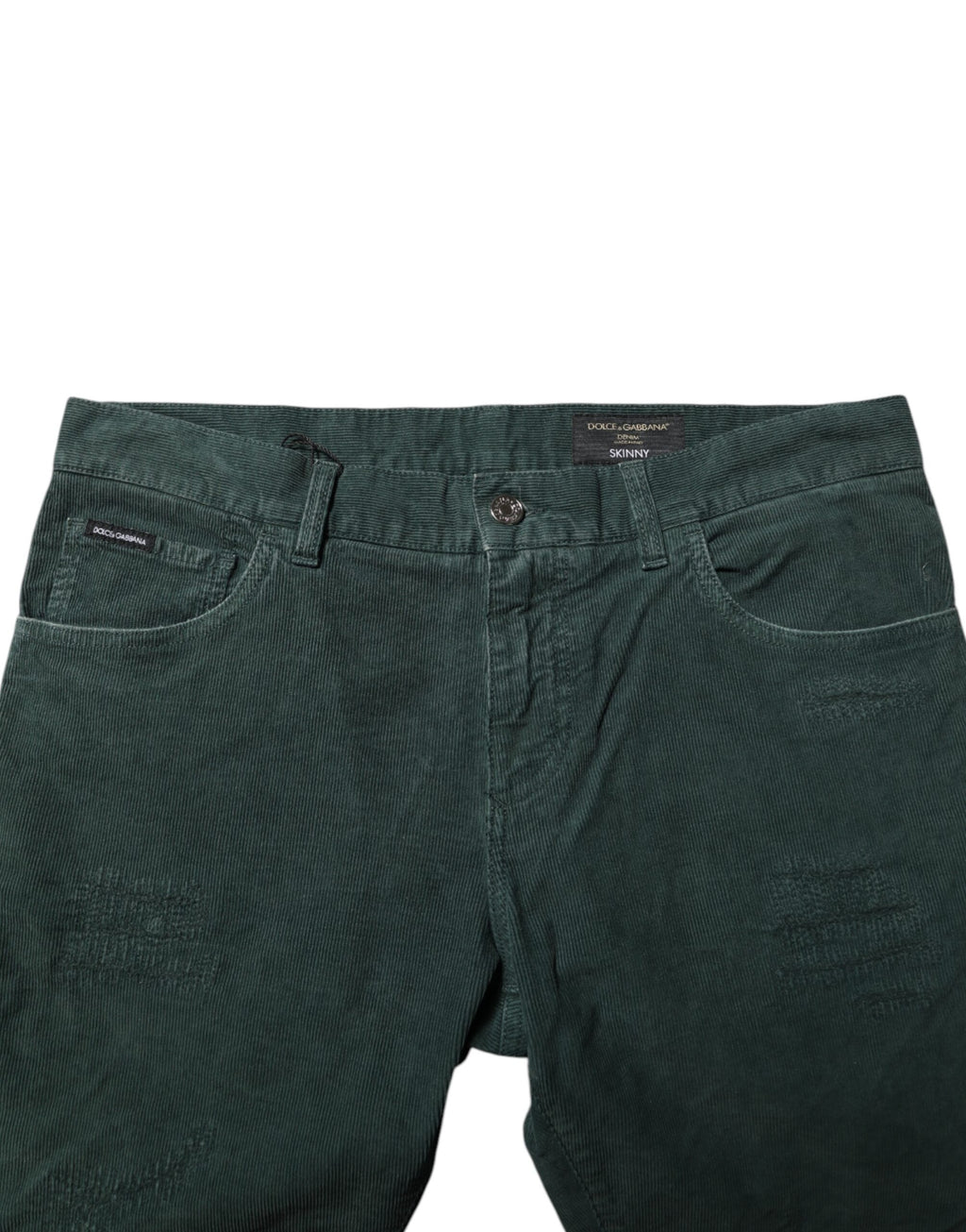 Dolce & Gabbana Green Skinny Pants for Men additional view