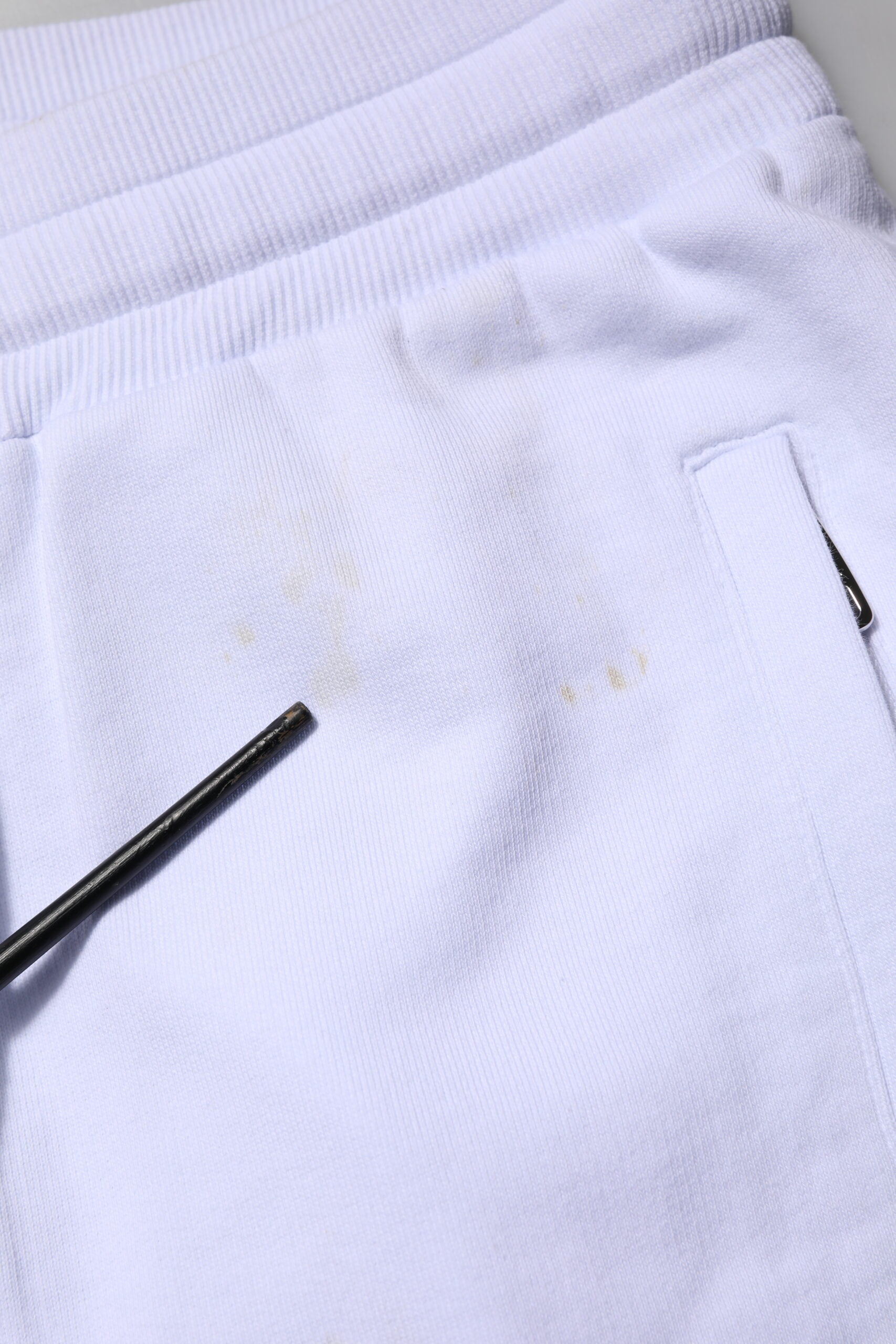 Pantalon de jogging Dolce & Gabbana en coton blanc à cordon de serrage
