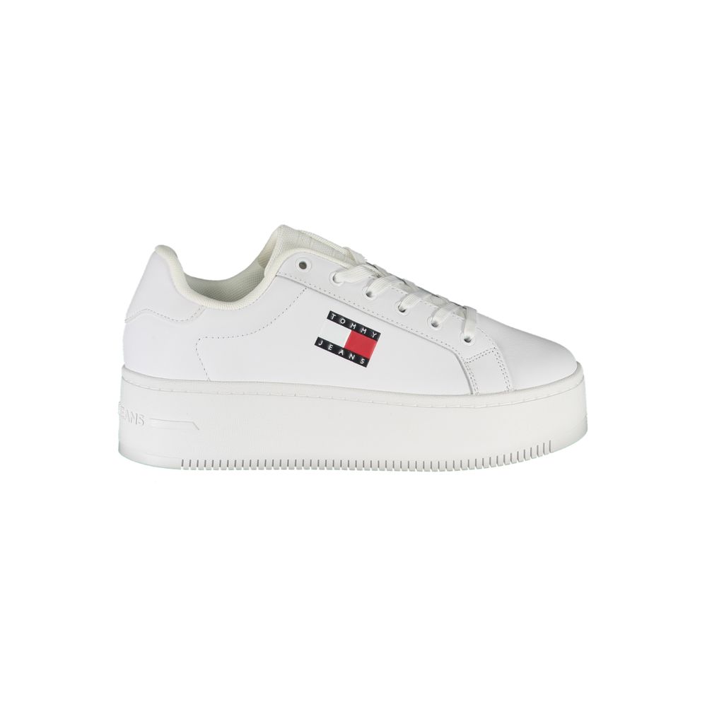 Tommy Hilfiger Bianco Leather Women Sneaker