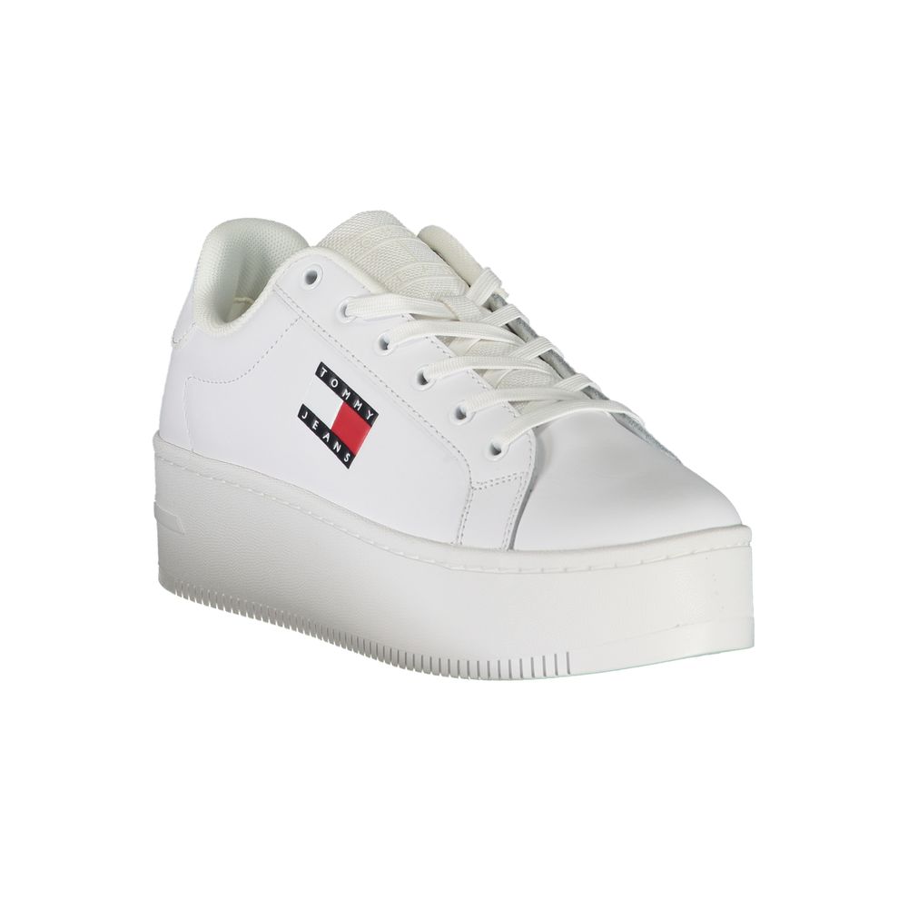 Tommy Hilfiger Bianco Leather Women Sneaker