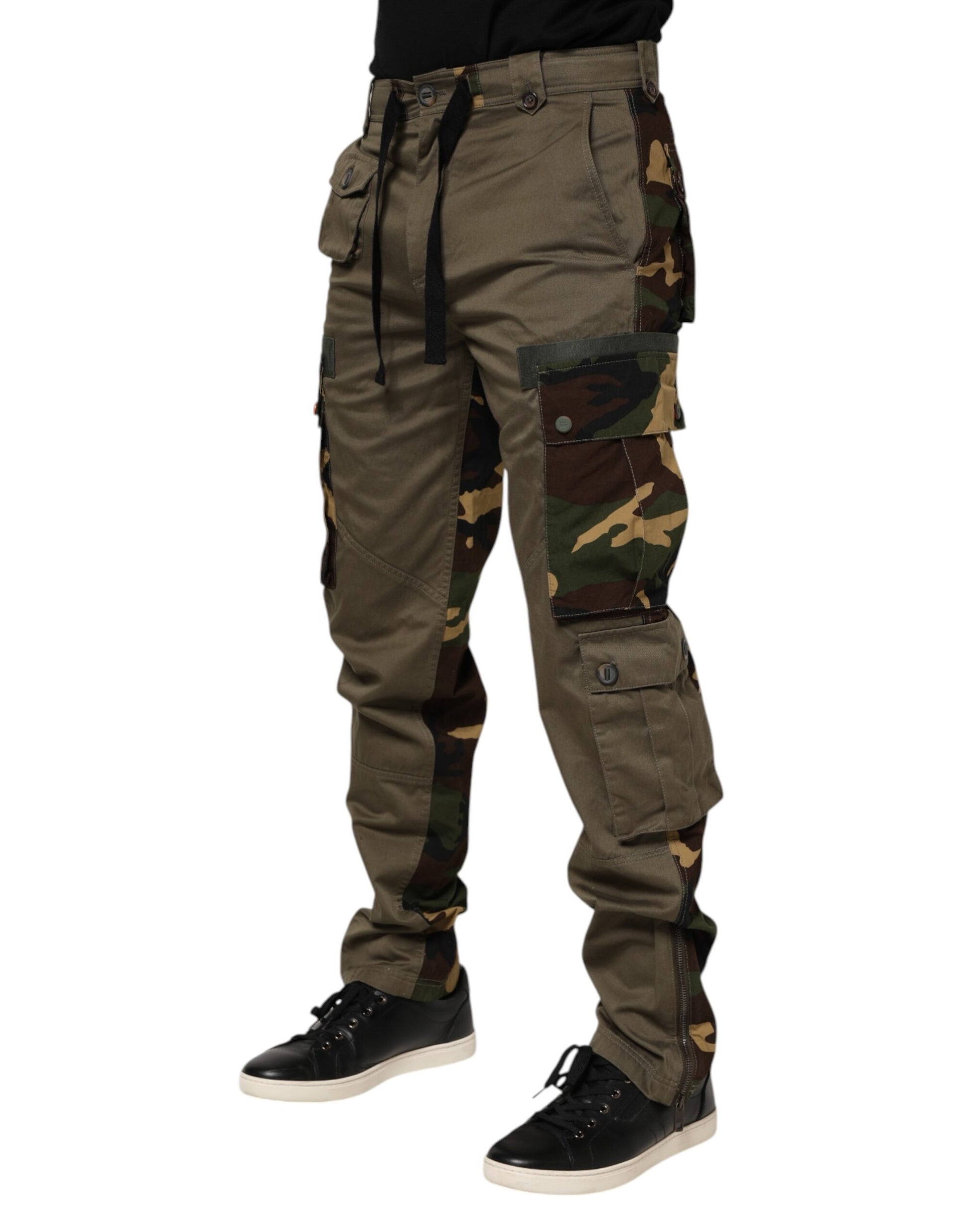Dolce & Gabbana Brown Cargo Pants for Men detail view