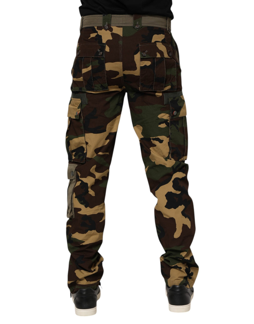 Dolce & Gabbana Brown Cargo Pants for Men side view