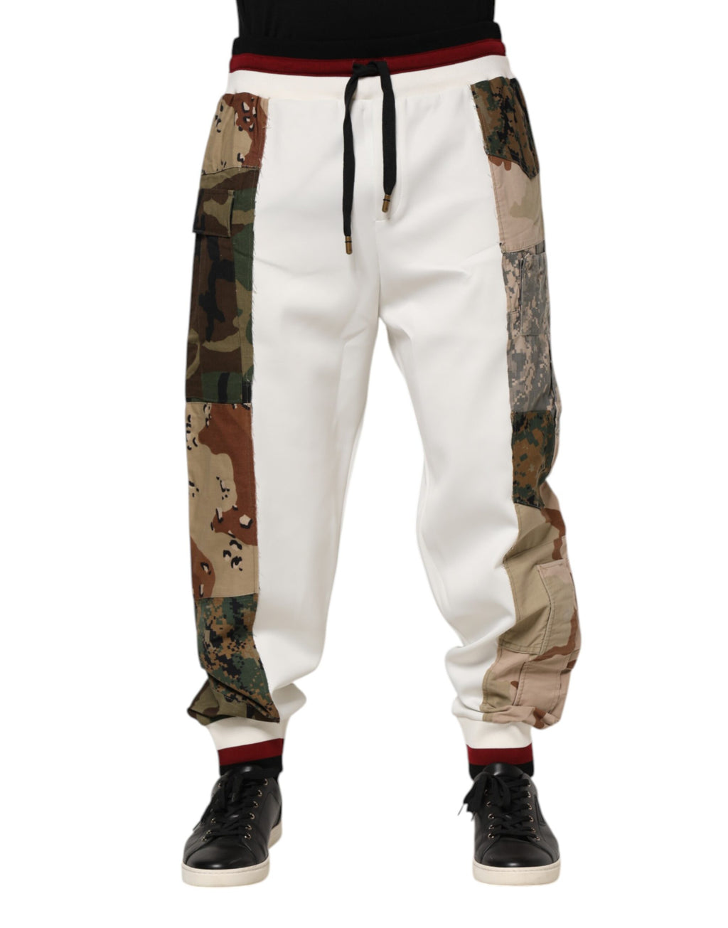 Dolce & Gabbana White Athletic Pants for Men