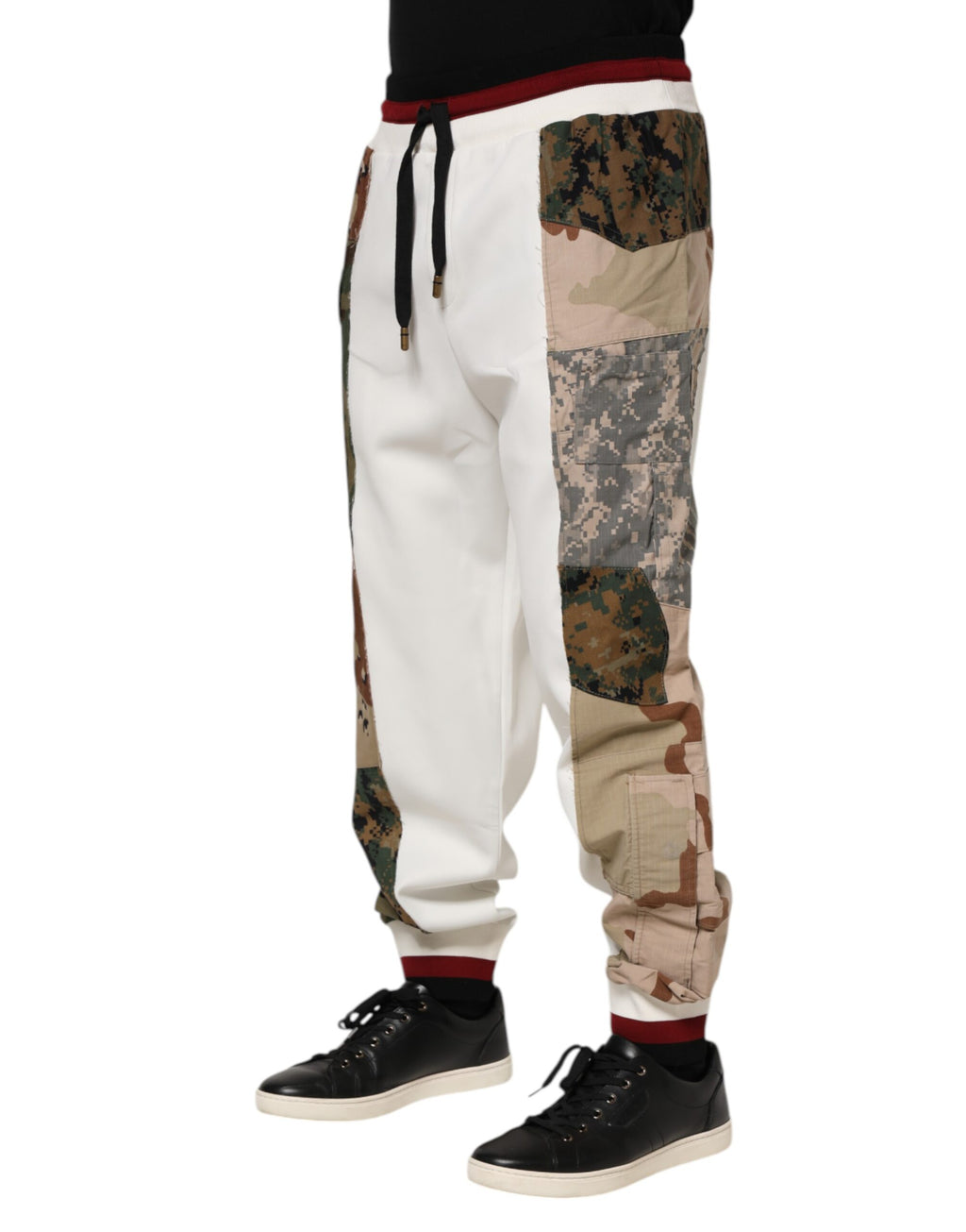 Dolce & Gabbana White Athletic Pants for Men detail view