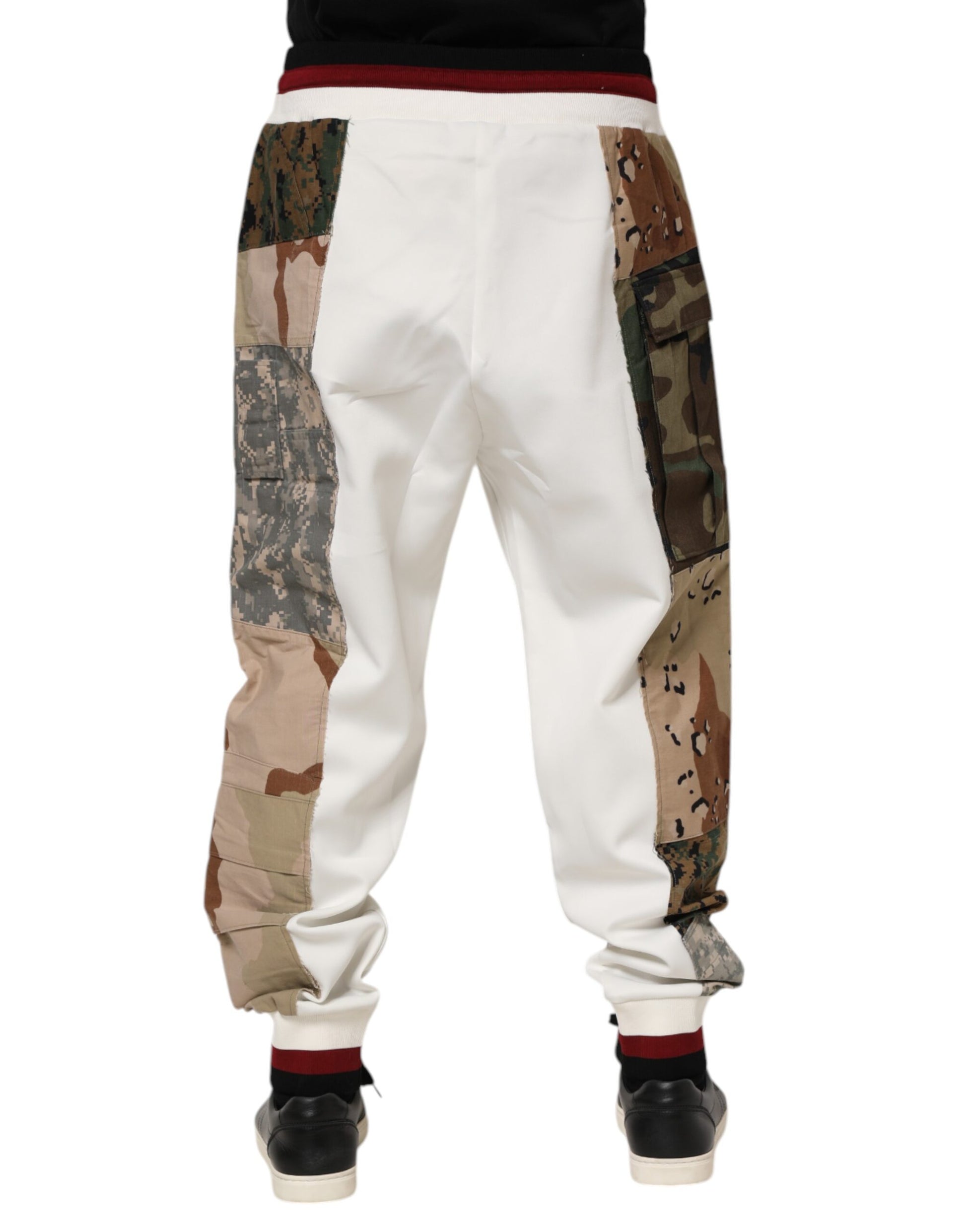 Dolce & Gabbana White Athletic Pants for Men side view