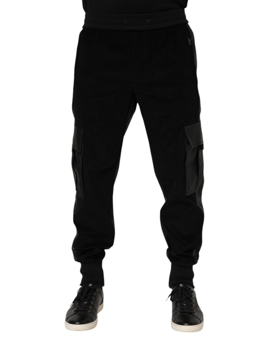 Dolce & Gabbana Black Athletic Pants for Men