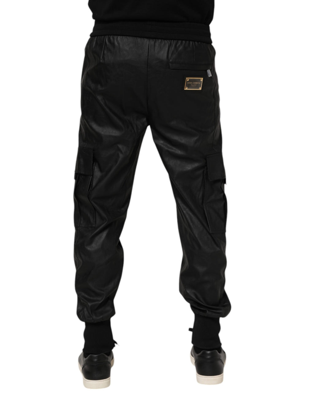 Dolce & Gabbana Black Athletic Pants for Men side view